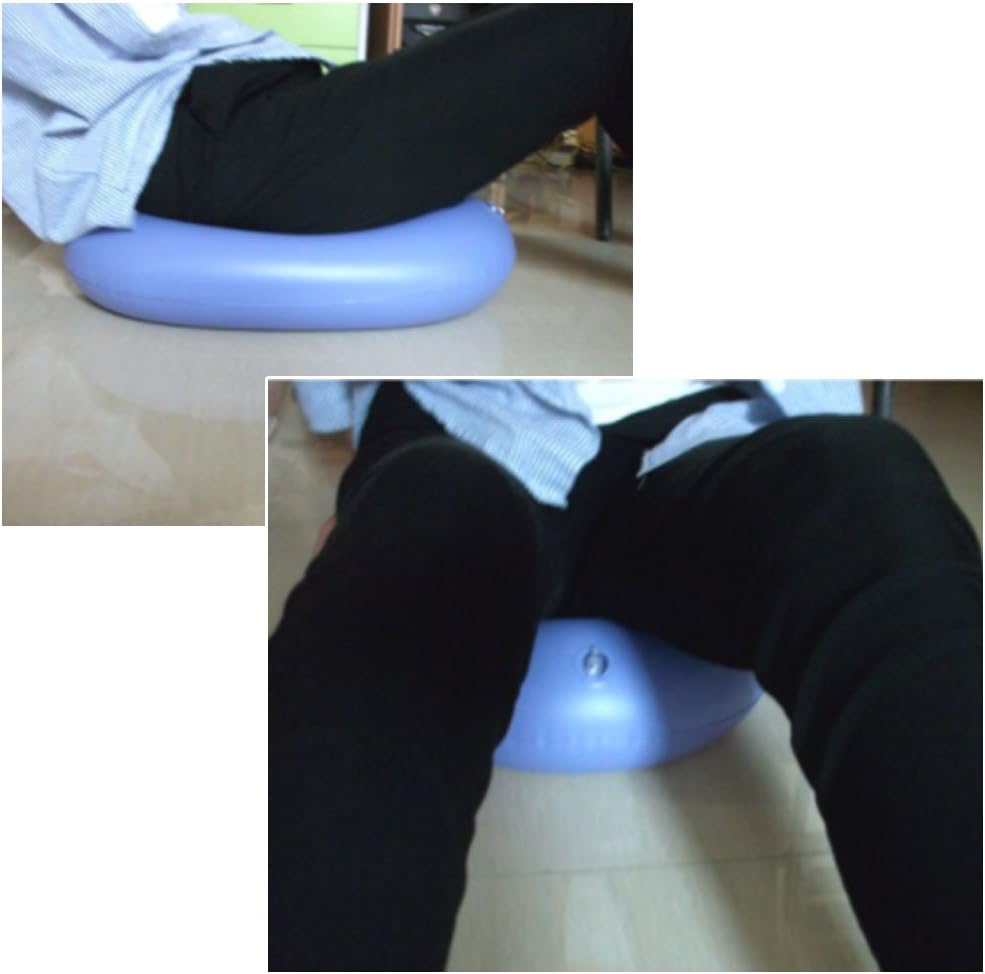 KIKIGOAL Bigger Washable Portable Air Inflation Blue Bed Pan Bedridden Elderly Inflatable Stool Bedsore Toilet image number 1