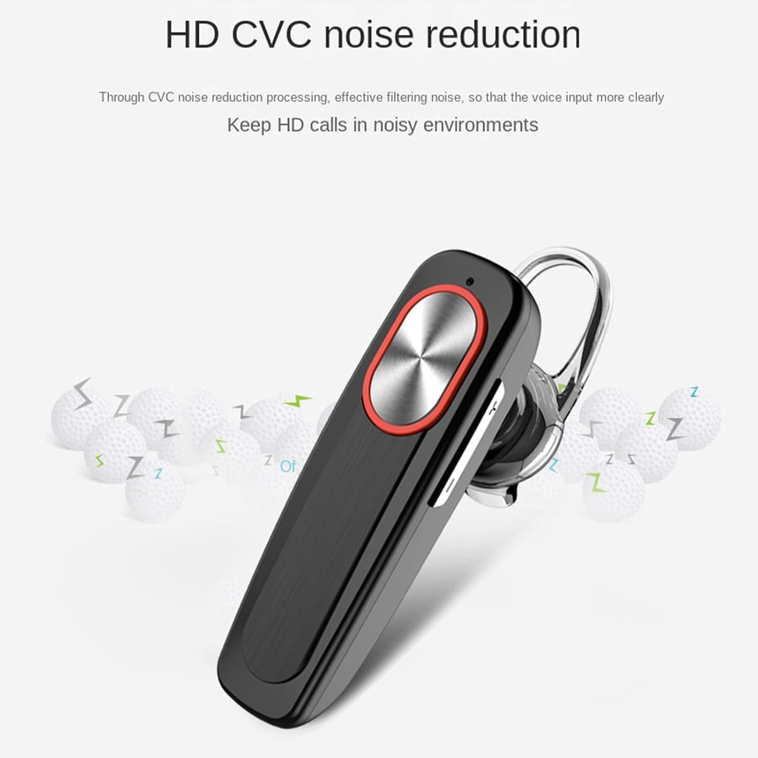 Wireless Headphones - Clear Audio Ear Hook Headphones, Single Long Battery Life Wireless Earphones | Earphones for Family Friends Running Workout Swimming Gym Sports Outdoor Fitness Cycling image number 4