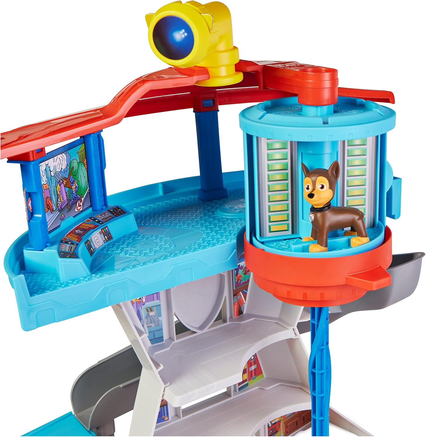 PAW PATROL PAW Patrol Lookout Tower Playset with Toy Car Launcher, 2 Chase Action Figures, Chase&rsquo;S Police Cruiser and Accessories, Kids Toys for Ages 3 and up 6065500 image number 5