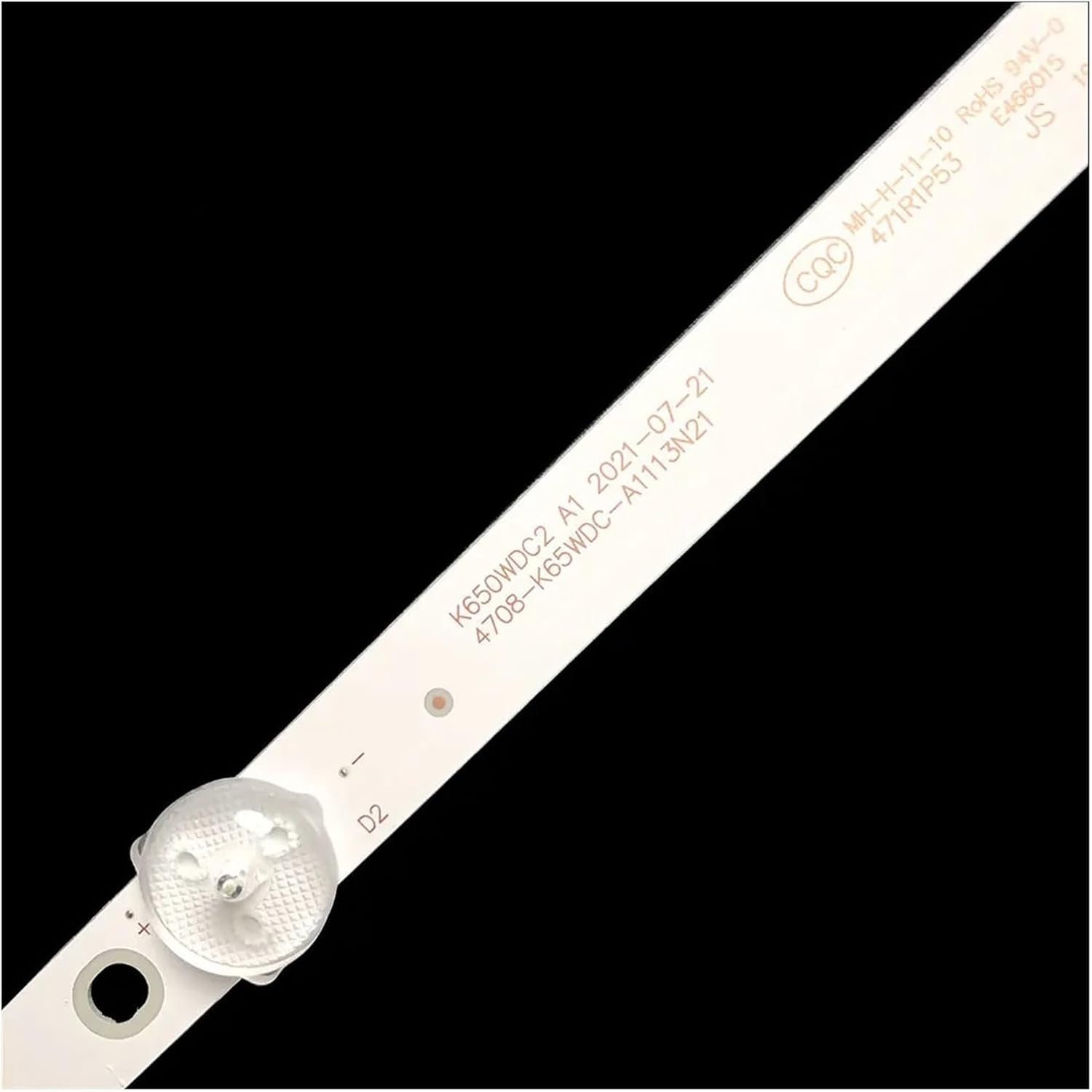 3V 12Pcs 667Mm Led Backlight Strips TV Repair for A.O/C 65Inch 4708-K65WDC-A1113N21 65U5080 65PUF6023/T3 65U810 65U6080/69T