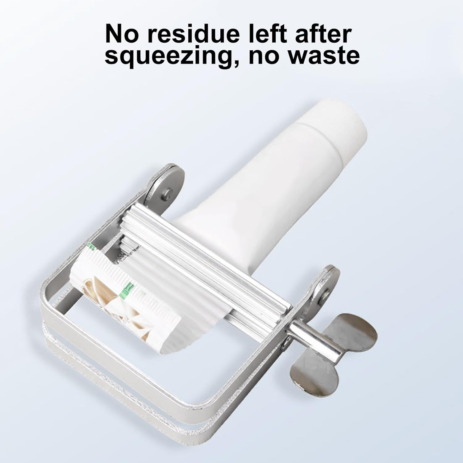 Stainless Steel Toothpaste Tube Squeezer Tool &ndash; Toothpaste Tube Roller Wringer for Cosmetic, Hair Dye, Creams & Paint | Home & Travel Essential (Single Package, Apple) image number 2