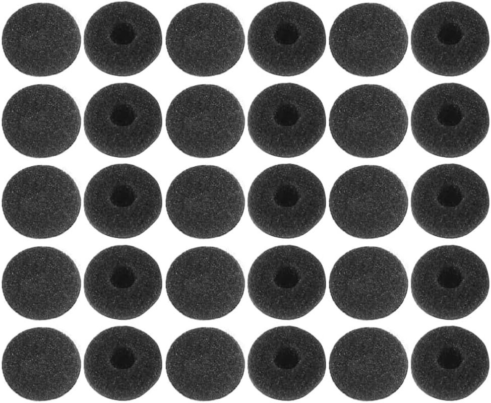 Haobase 30 Pack Foam Earbud Earpad Ear Bud Pad Replacement Sponge Covers for Earphone, MP3 MP4 Ipod Iphone Itouch Ipad Headsets image number 1