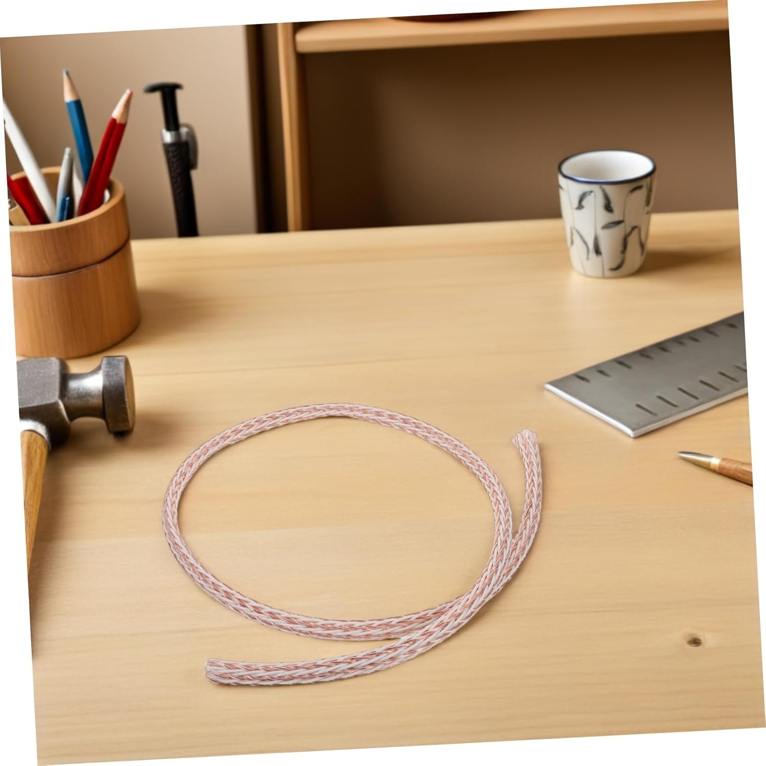 KONTONTY Pure Single Crystal Copper Speaker Wire Flexible Stereo Sound System Cable for Automotive Trailer Home Theater Amplifier Connection Noise High Fidelity Audio Transmission image number 6