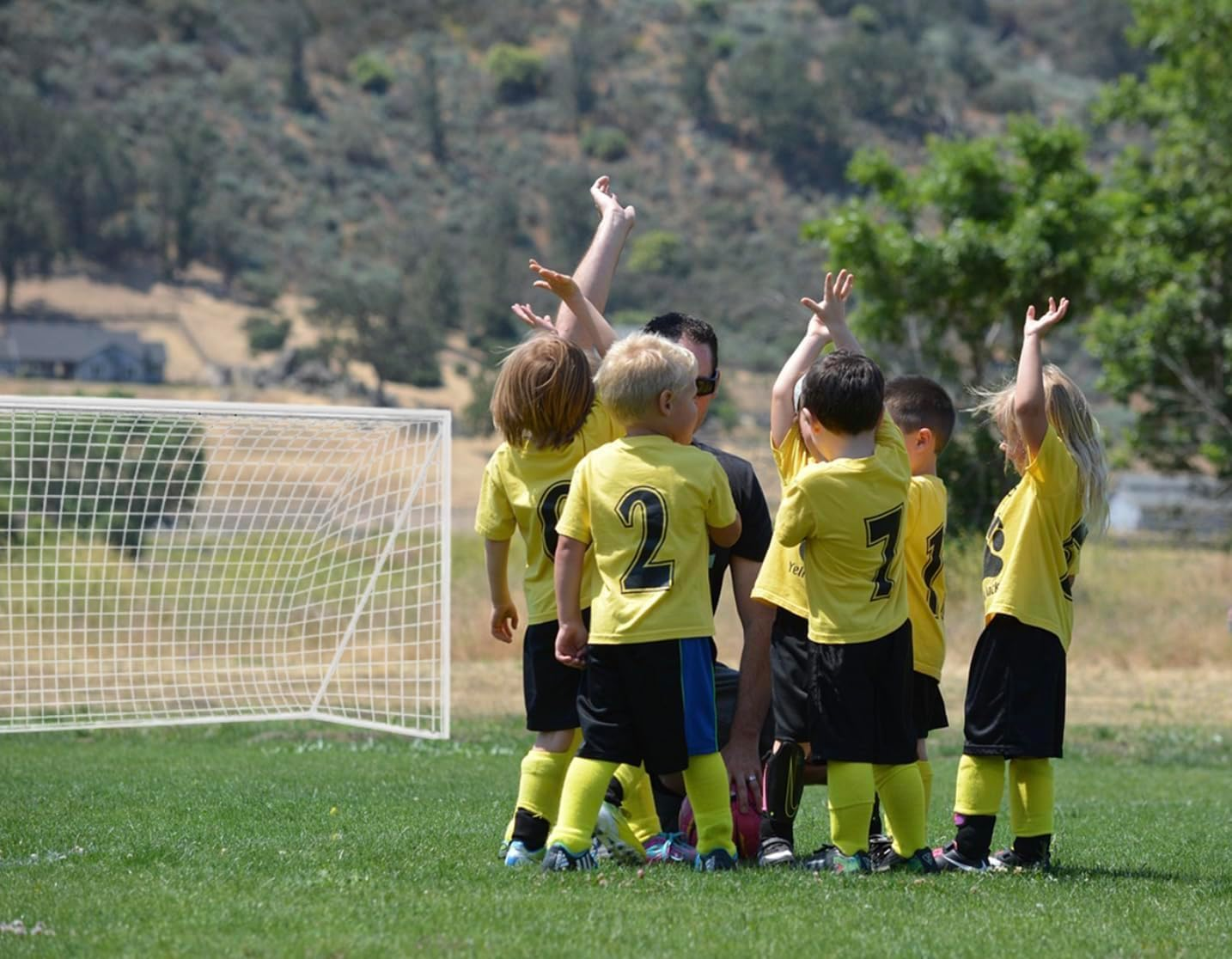 10Ft X 7Ft Soccer Net, Soccer Goal Net, Football Goal Net, Sports Netting, Soccer Goal Post Net Replacement with Thick Cords, Net Only, Soccer Net Fits Full Size Goal Post Frames image number 6