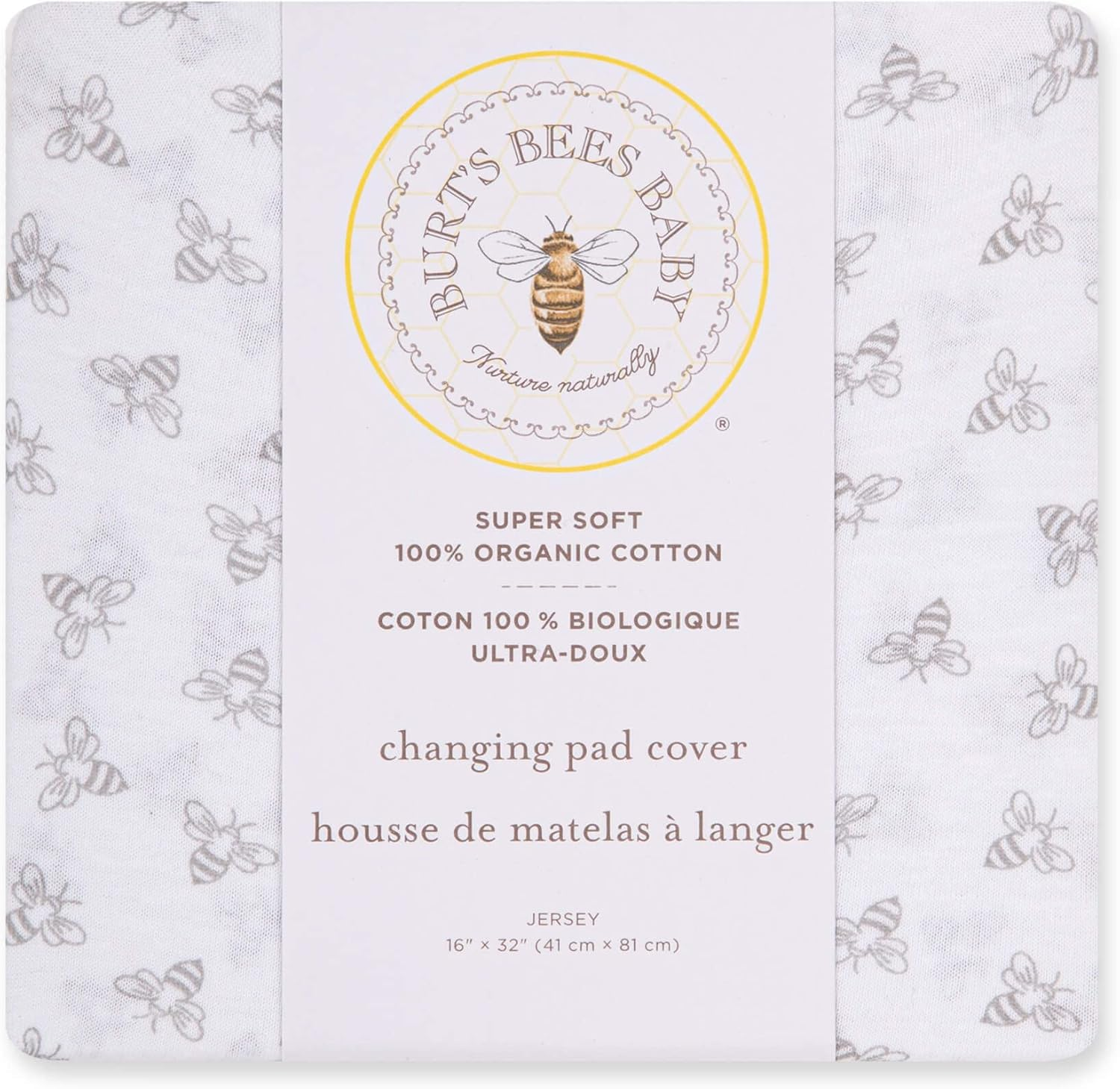 Burt'S Bees Baby - Burp Cloths, 5-Pack Extra Absorbent 100% Organic Cotton Drool Cloths