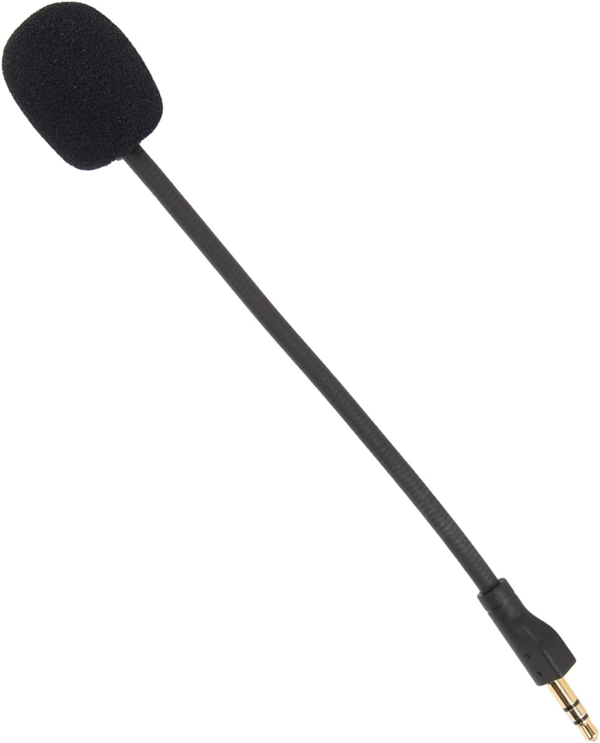 EVGATSAUTO Mic Replacement, 3.5Mm Gold Plated Rotatable Plug Detachable Boom Microphone with Foam Cover for G PRO G PRO X