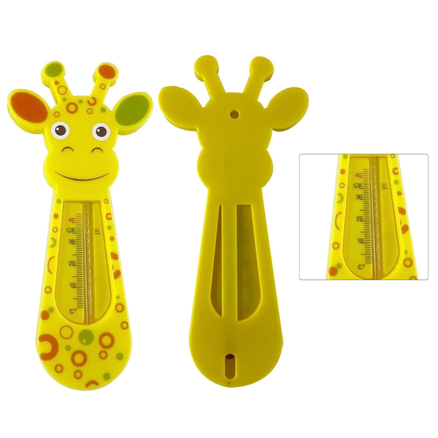 Water Thermometer Baby | Lovely Giraffe Baby Tub Thermometer - Infant Safety Temperature Bath Floating Toy image number 5