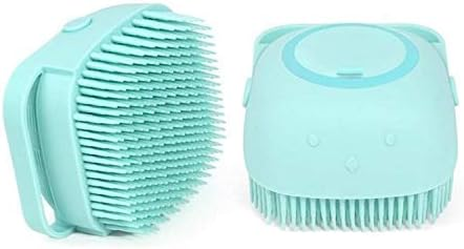 Vroxy Body Scrub, Soft Silicone Body Scrubber Exfoliating Glove Shower Cleansing Brush with Shampoo Dispenser, Bathing Massage Skin Care Tool, for Sensitive and All Kinds of Skin (Multi Color) (80 ML) image number 1