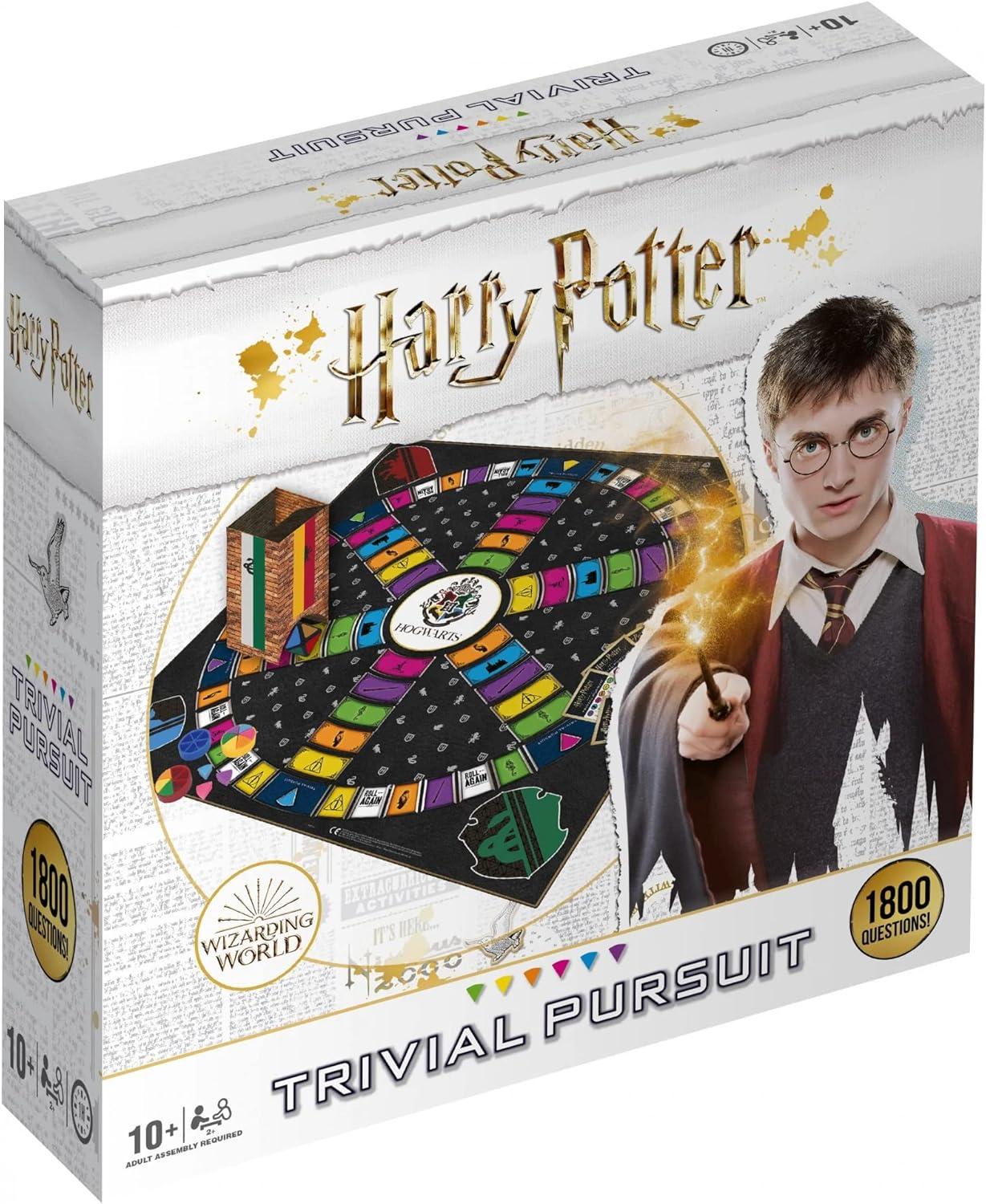 Winning Moves Trivial Pursuit Harry Potter Ultimate Edition - Quiz Board Game about Your Favourite Chararcters! - Trivia Game for True Fans! - 2+ Players Aged 10+