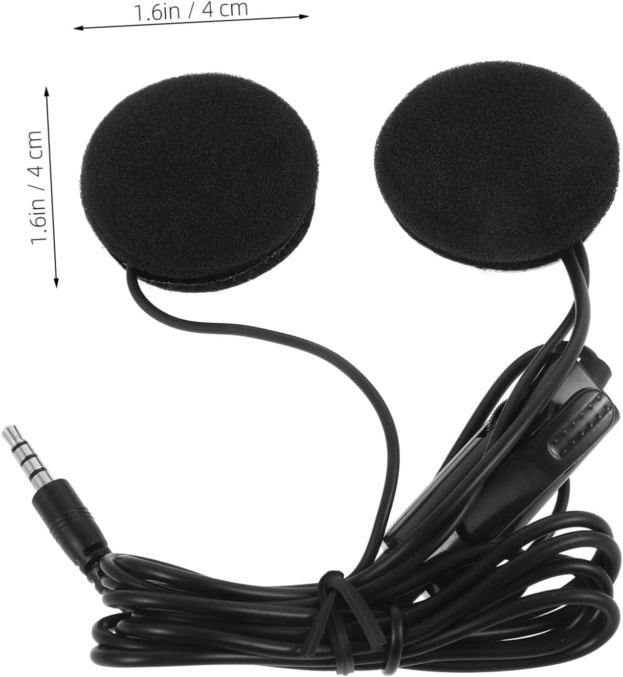 ERINGOGO Motorcycle Helmet Headset with Microphone Easy Install In-Ear Helmet Earphones for Rider High Sound Quality with Voice Navigation and Calls Compatible