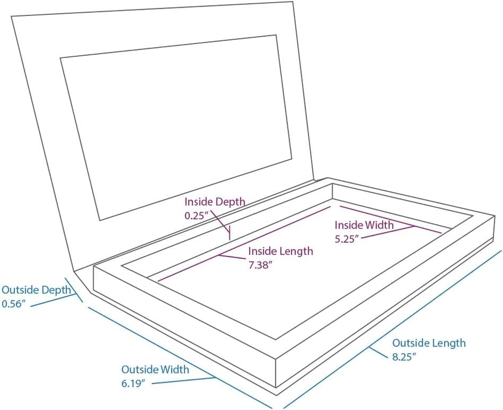 Z Palette Extra Large Empty Magnetic Makeup Palette with Clear Window to Depot Eyeshadow Blush Lipstick Powder Comes with Metal Stickers image number 4