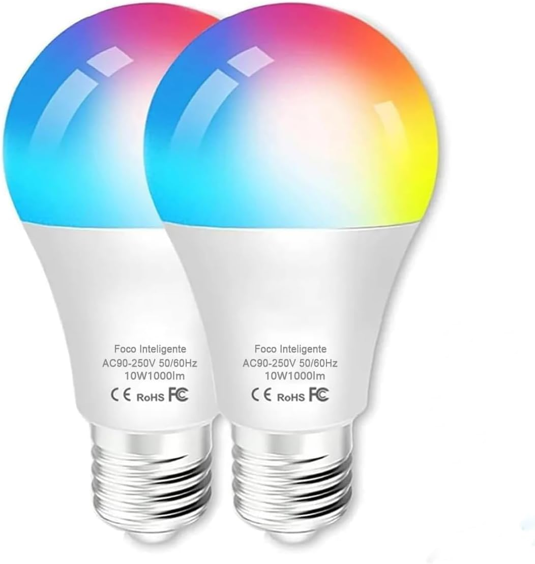 BELEAAD 10W Smart Light Bulb, Wifi & Bluetooth E27 Smart LED Bulb, 1000Lm RGBCW Alexa Colour Changing, Dimmable Multicolour, 2 Pack Value Bundle, App & Voice Control for Indoor Home image number 3