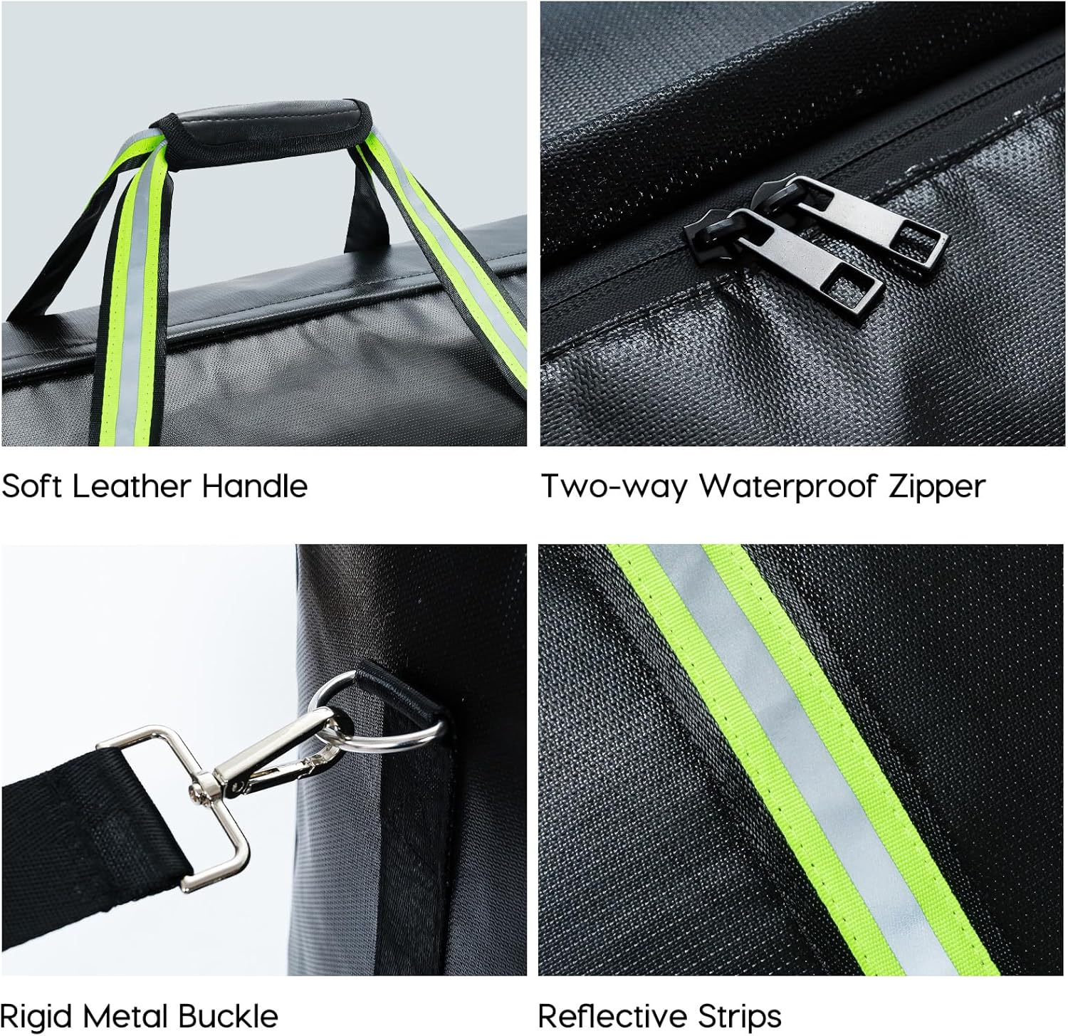 Large Fireproof Safe Bag, Fireproof Document Box for Home Storage, Waterproof Duffel Bag for Travel, Important Document Organizer for Fire Proof Safe, Valuables, Certificates,Cash image number 5