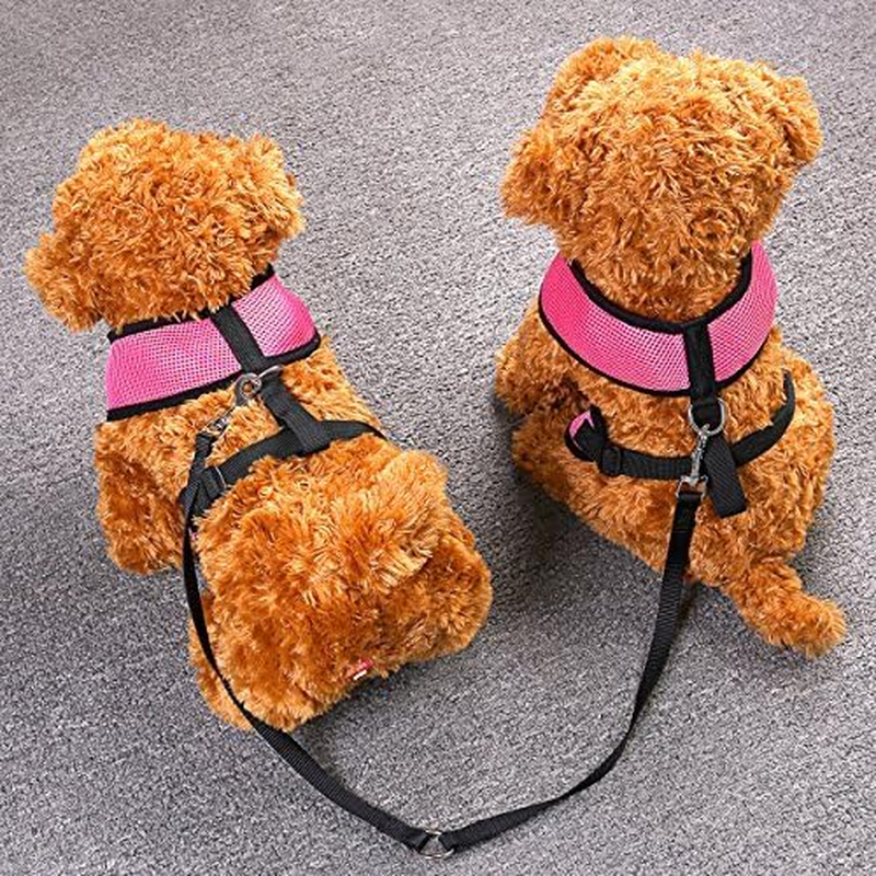 Cozycabin Double Dog Leash for Two Dogs, 360&deg; No Tangle for Dogs Cats Comfortable Shock Absorbing Walking Running and Training