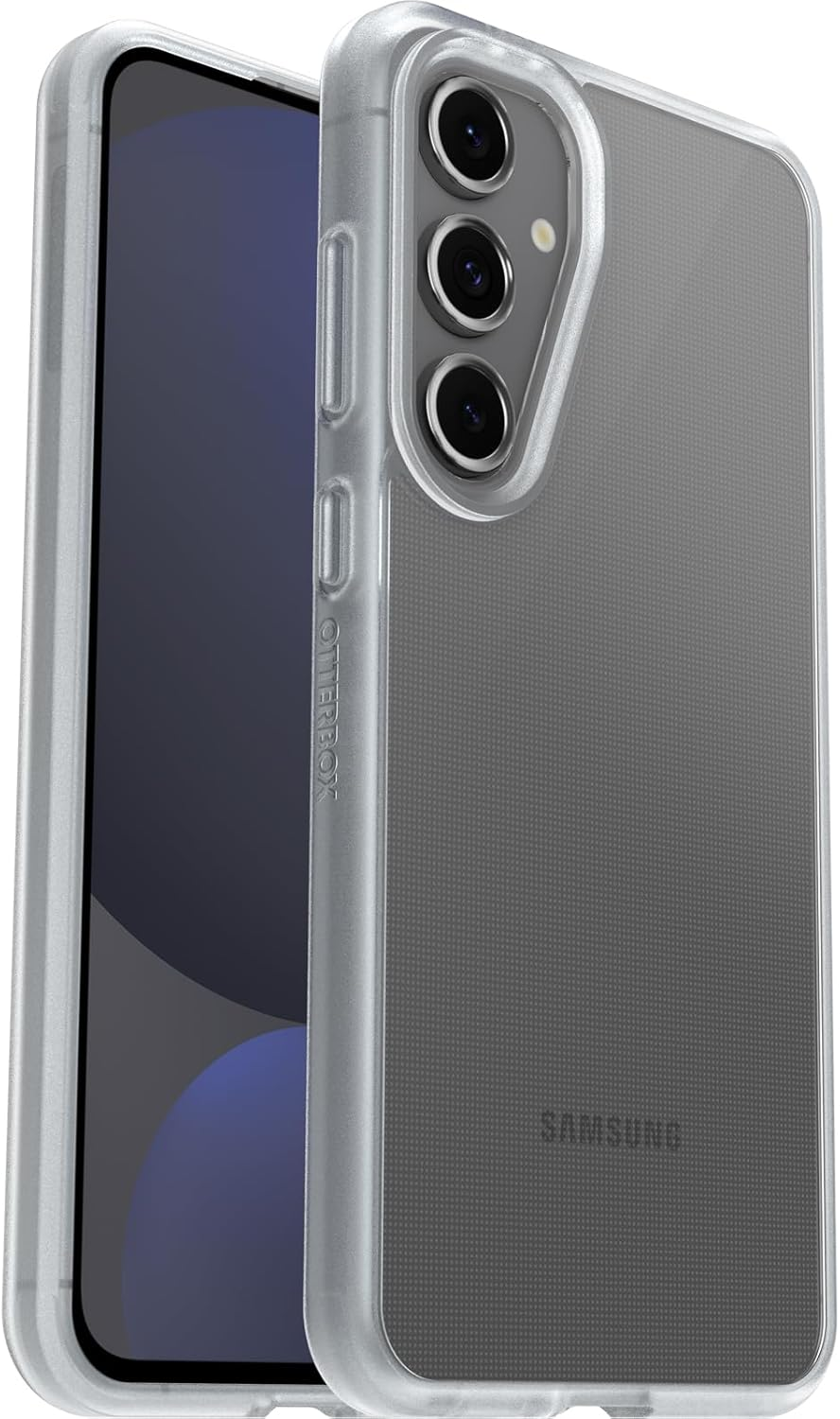 Otterbox React Series Case for Samsung Galaxy S24 FE, Shockproof, Drop Proof, Ultra-Slim, Protective Thin Case, Tested to Military Standard, Stardust/Clear