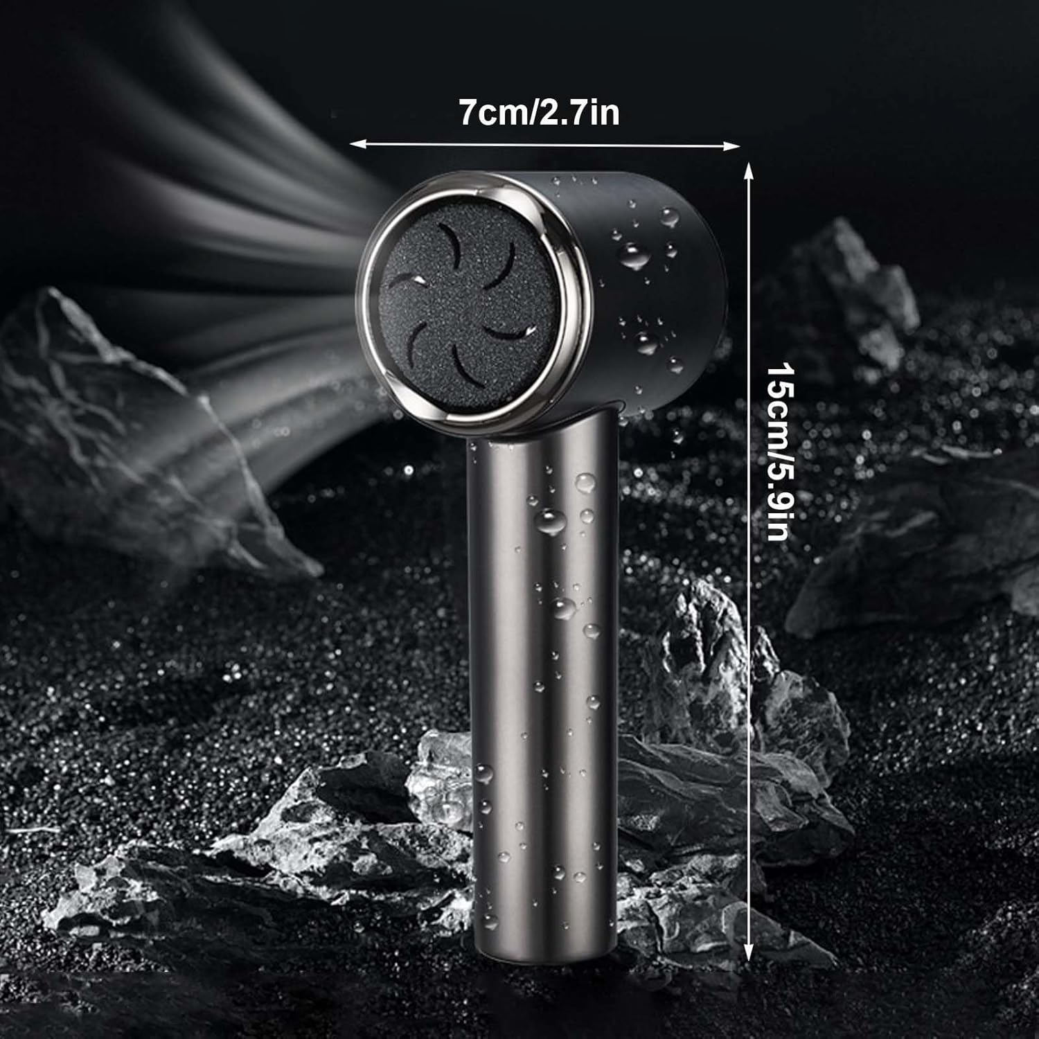 Callus Remover, Electric Callus Remover, Portable Callus Remover, Rechargeable IPX6 Waterproof Callus Remover with LED Display for Professional Foot Care Pedicure image number 3