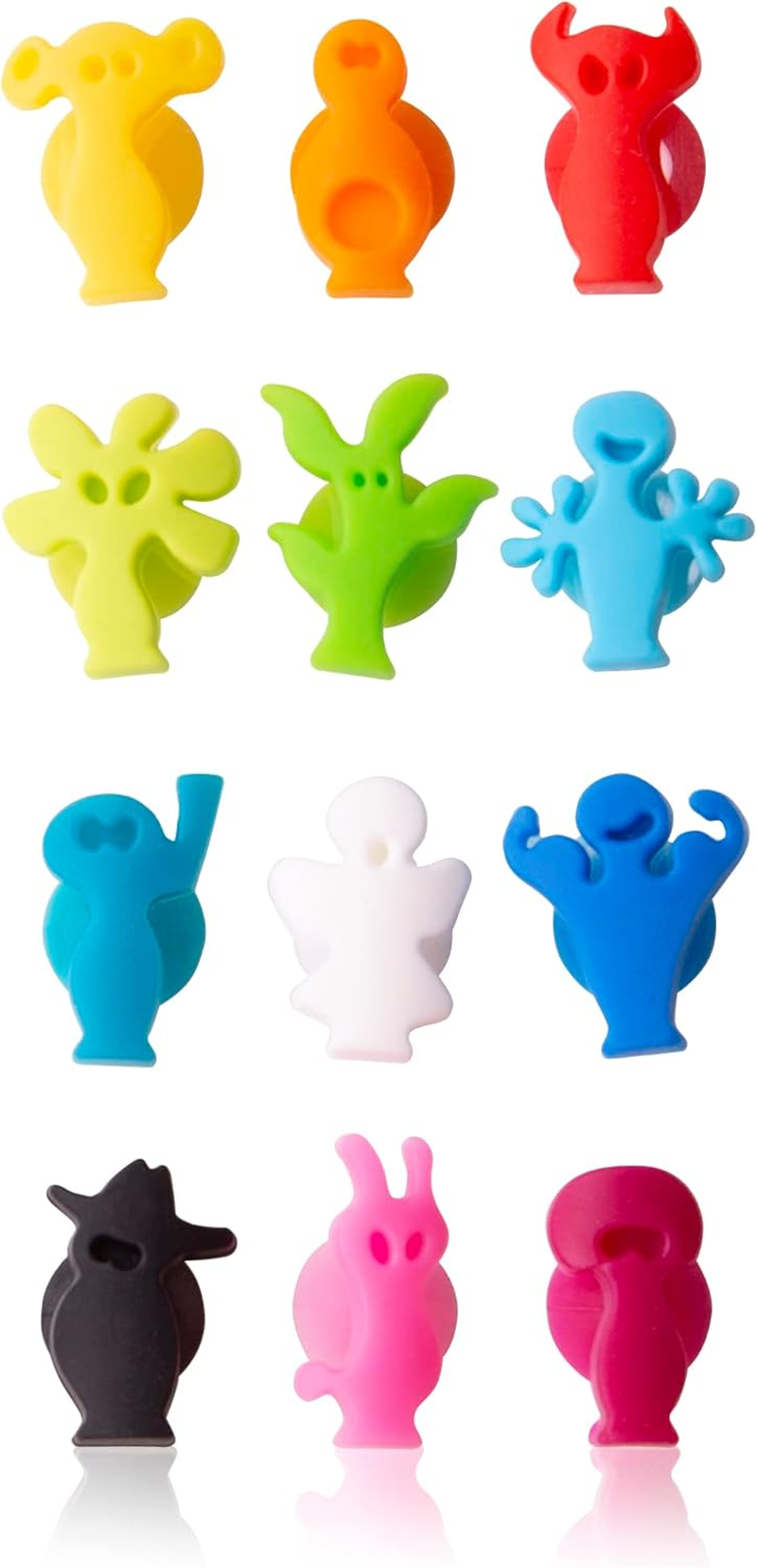 Vacu Vin Party People Glass Markers - Set of 12 image number 1