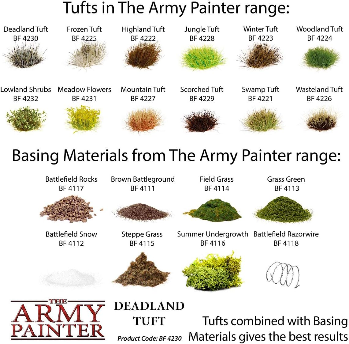 Army Painter Deadland Tufts 77 Pieces Pack