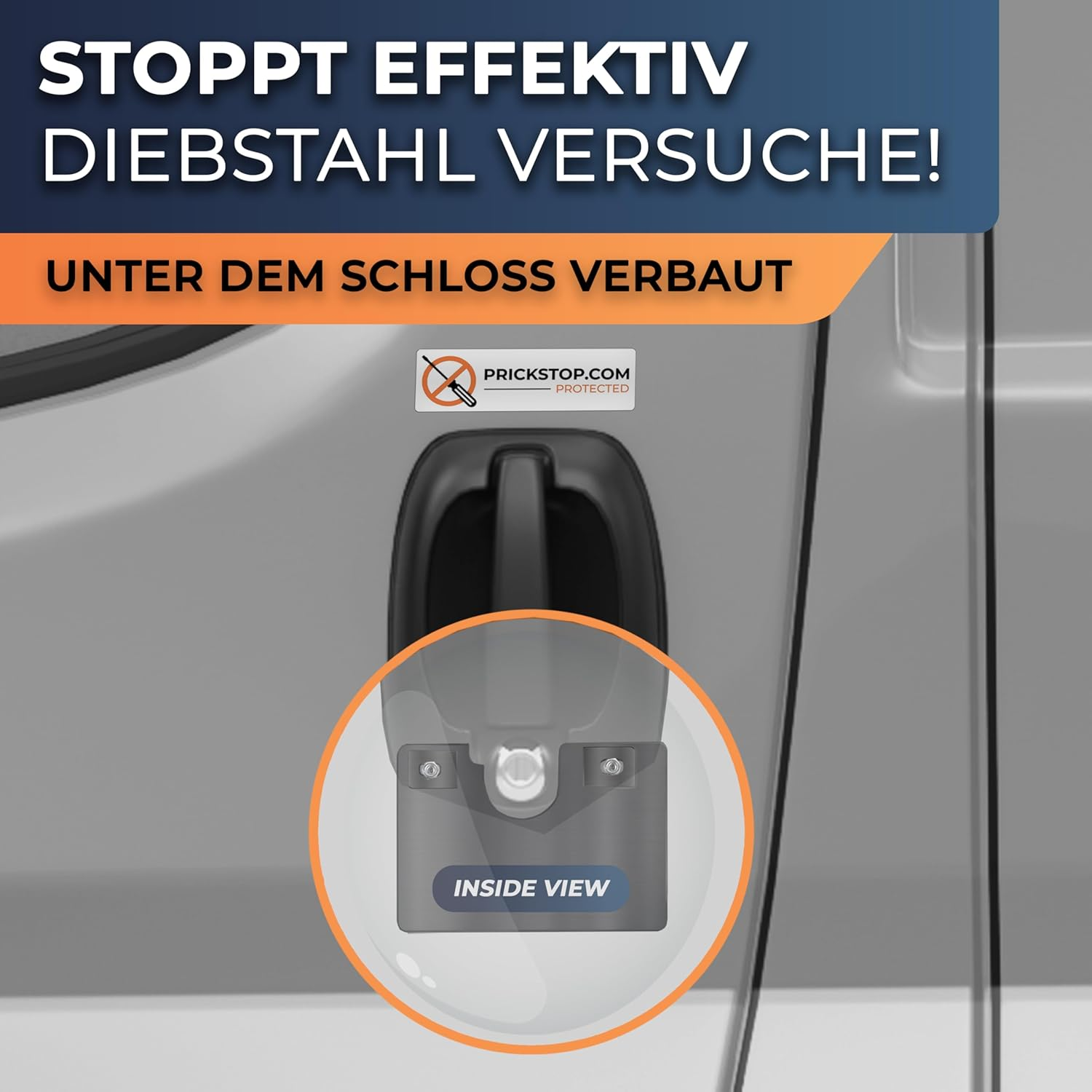 Prick Stop Door Lock | Safety for Fiat Ducato, Citroen Jumper, Peugeot Boxer and P&ouml;ssl Motorhome | Prickstop Burglary Protection image number 4