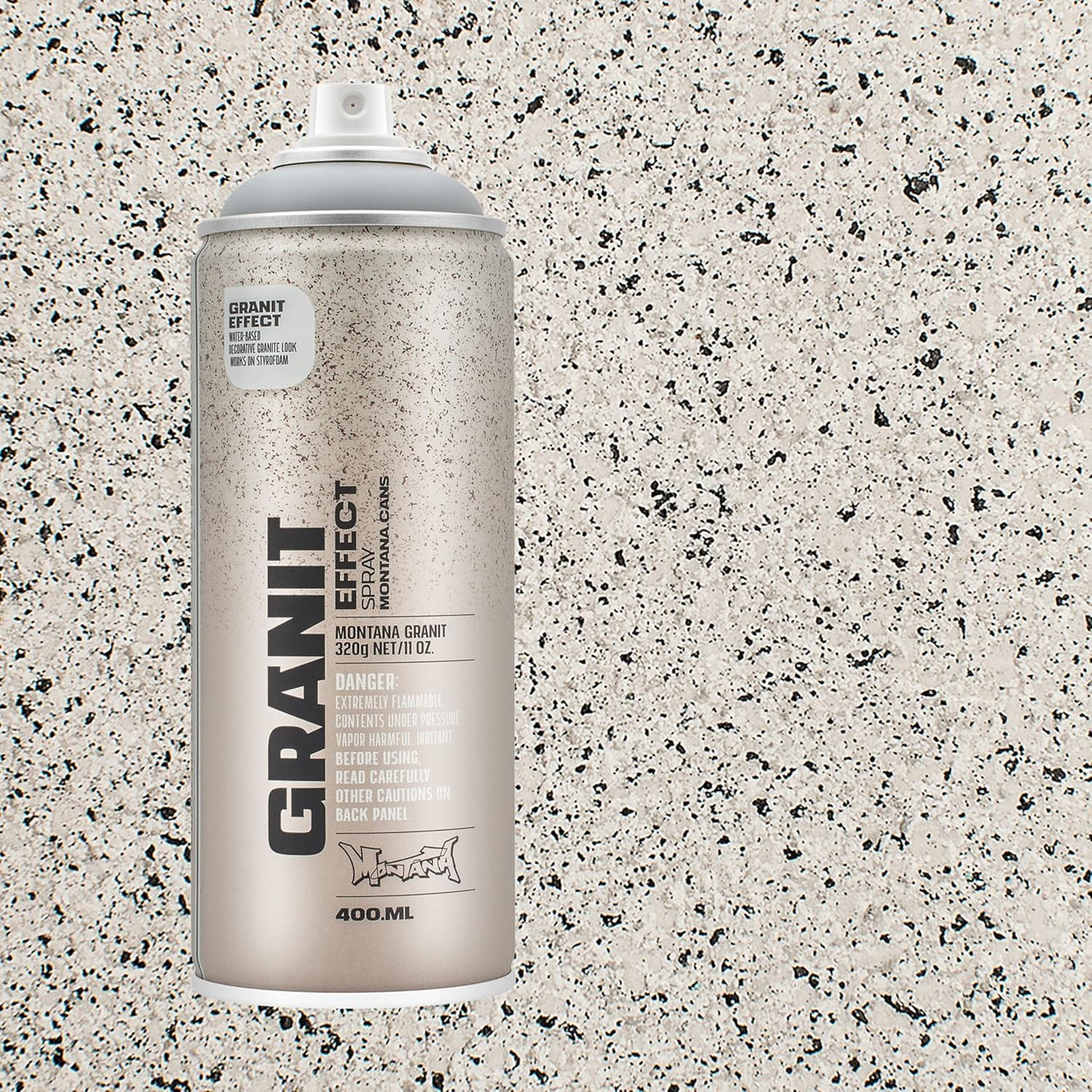 Montana Cans Granit Spray Paint, 400 Ml, Light Grey