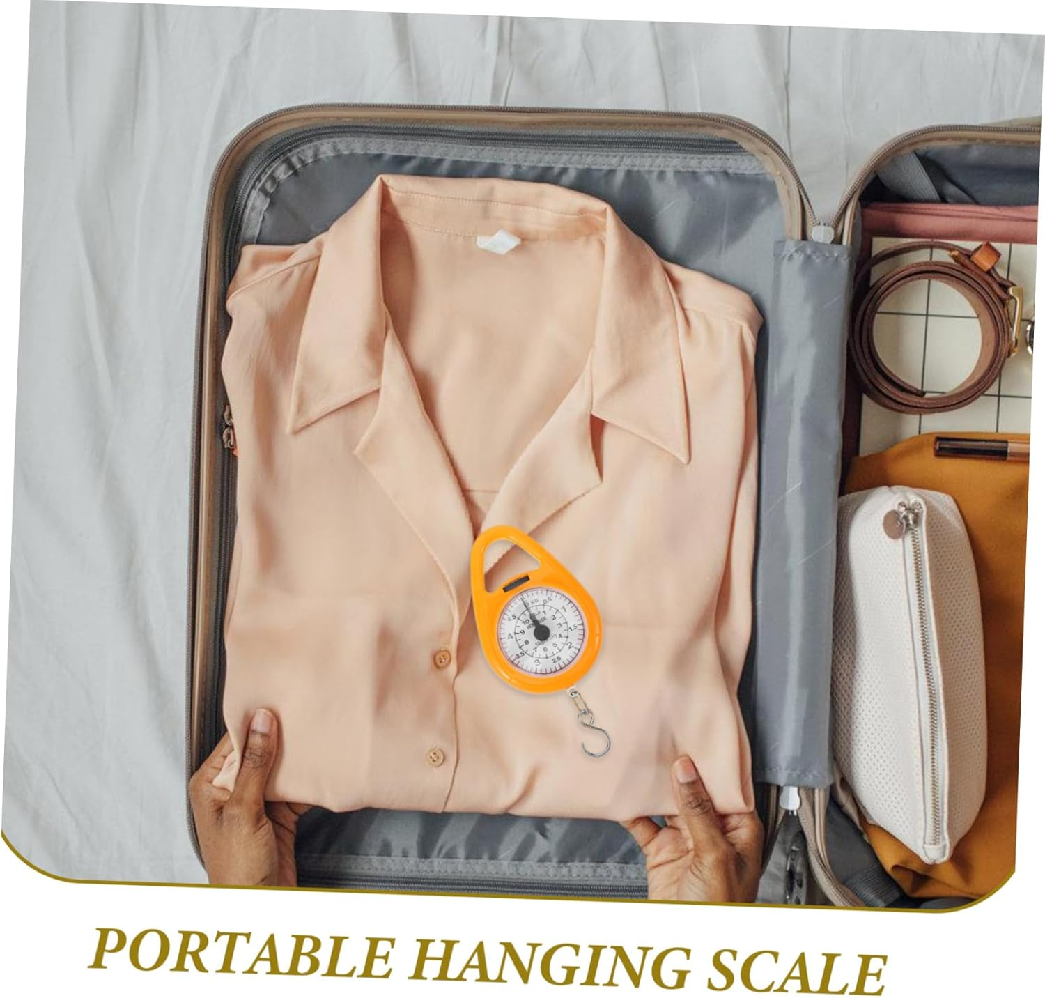 CIYODO Handheld Mechanical Luggage Scale Lightweight Portable Weighing Tool Perfect for Travel image number 4