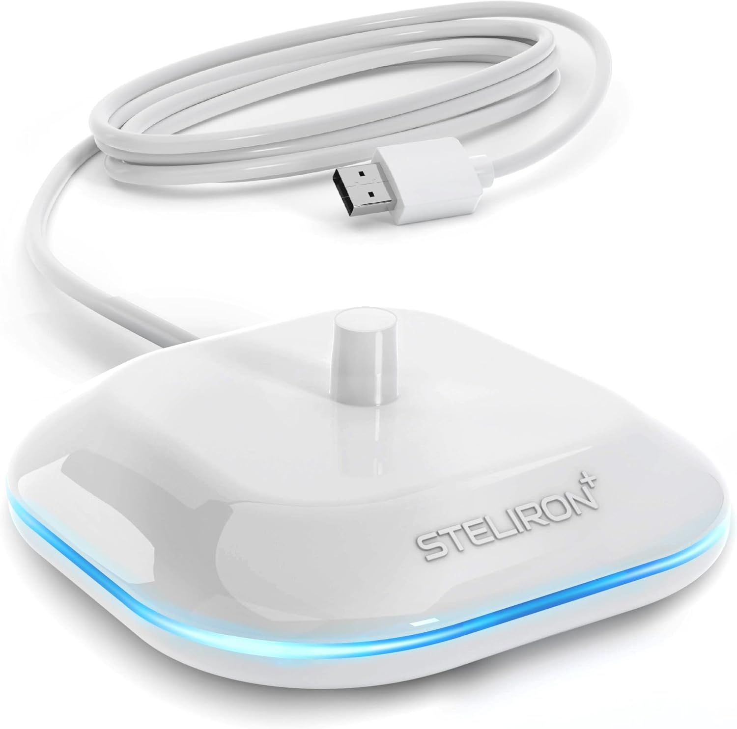 Galvanox Electric Toothbrush Replacement Charger for Braun Oral-B Electric Toothbrushes, Waterproof Inductive Base for Model 3757 - Portable Travel W/Built-In USB Power Cord (LED Charging Indicator) image number 5