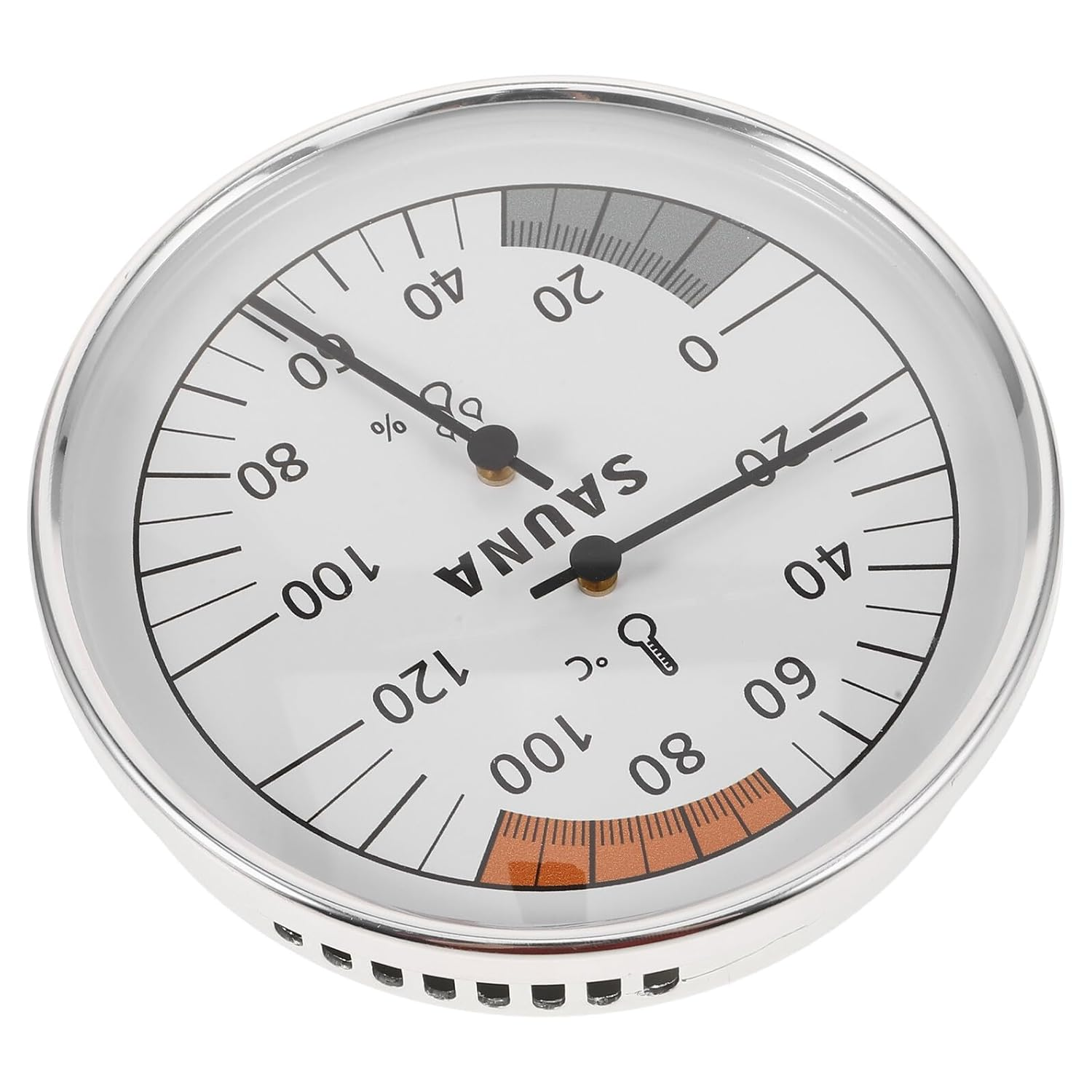 UPKOCH Sauna Hygrothermograph Temperature Humidity Wall-Mounted Indoor Thermometer with High-Precision Sensor for Home Sauna Monitoring image number 2