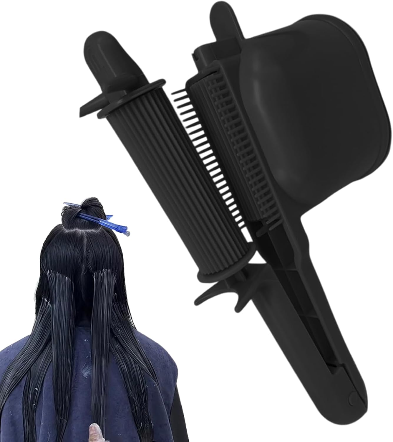 Hair Dye Applicator Roller | Automatic Roller Hair Dye Applicator Comb,Ergonomic Multi-Purpose Tint Dyeing Brush Tool for Enthusiasts Friends Adults Family Professionals