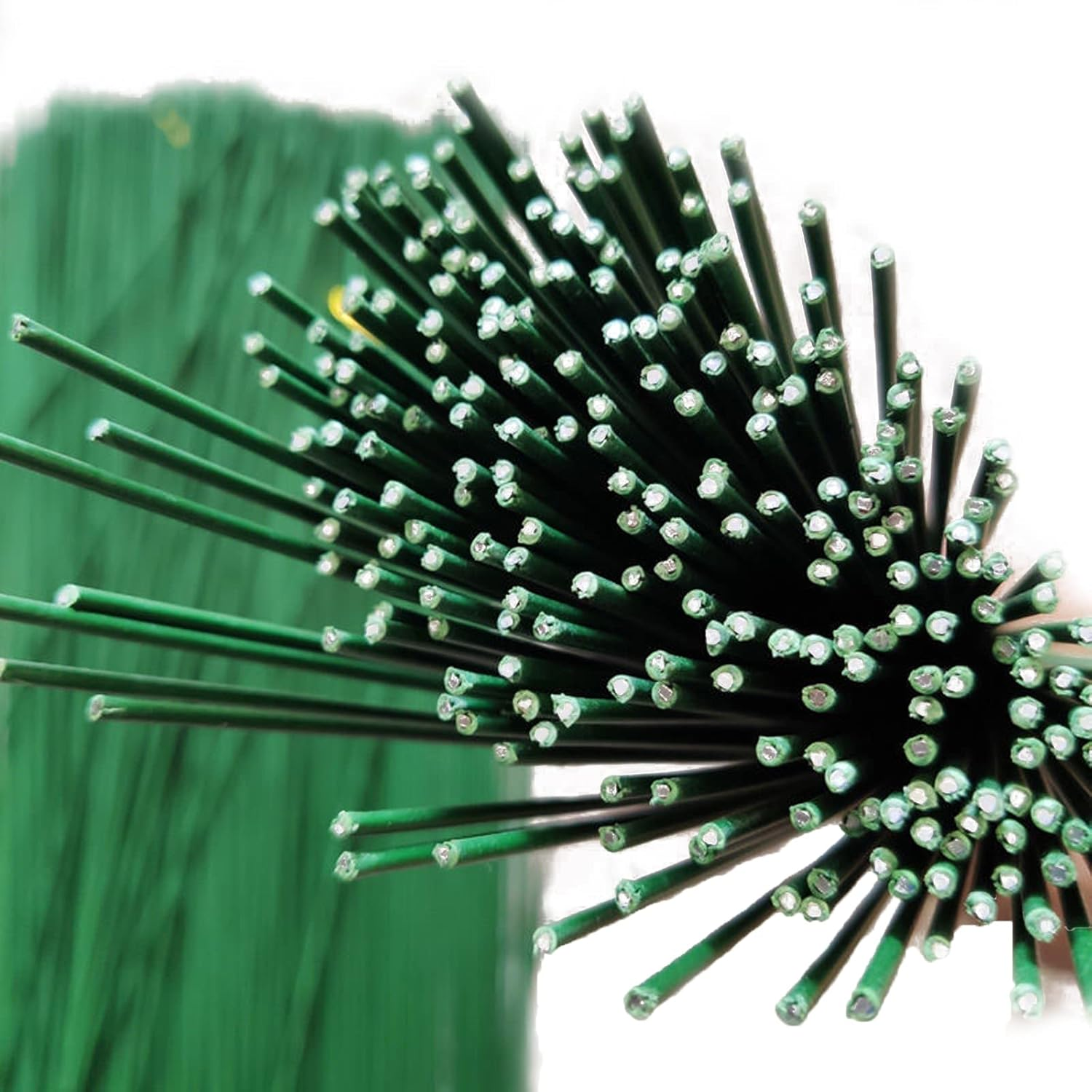 Wonderfulstore 50Pcs/Package 14 Gauge Green Floral Stem Wire for Artificial Flower Making 12 Inch,16 Inch (12 Long) image number 5