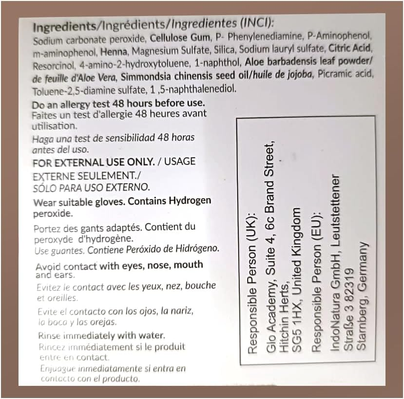 Mina Ibrow Henna Hair Color Refill Pack Medium Brown|Natural Spot Coloring and Professional Hair Tinting Powder, Water and Smudge Proof | No Ammonia, No Lead with 100% Gray Converge