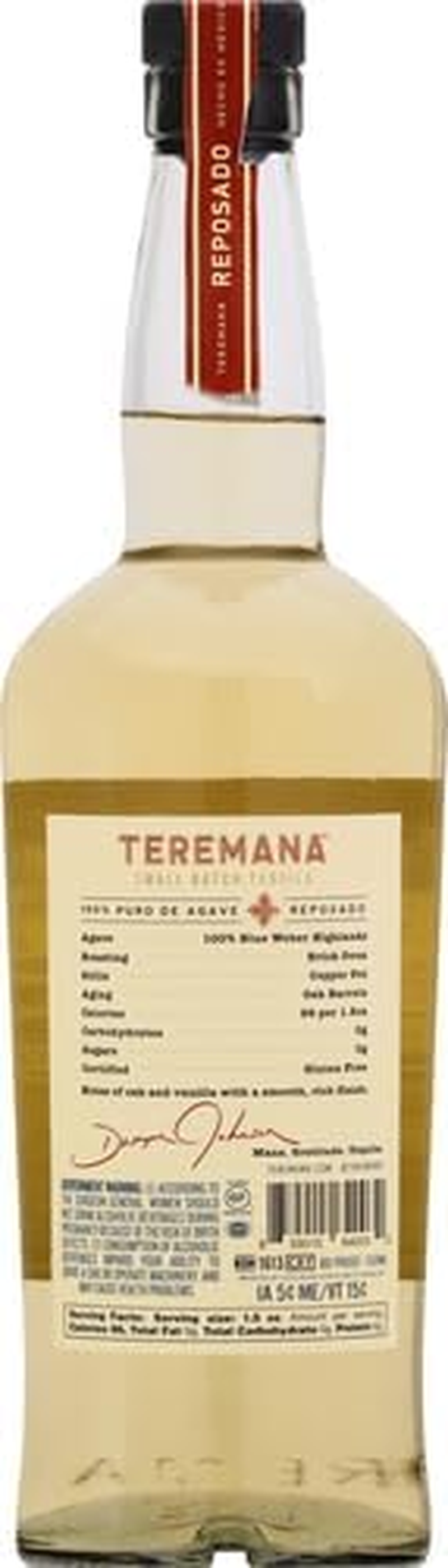 Teremana the Rock'S Reposado Small Batch Tequila 700Ml image number 5