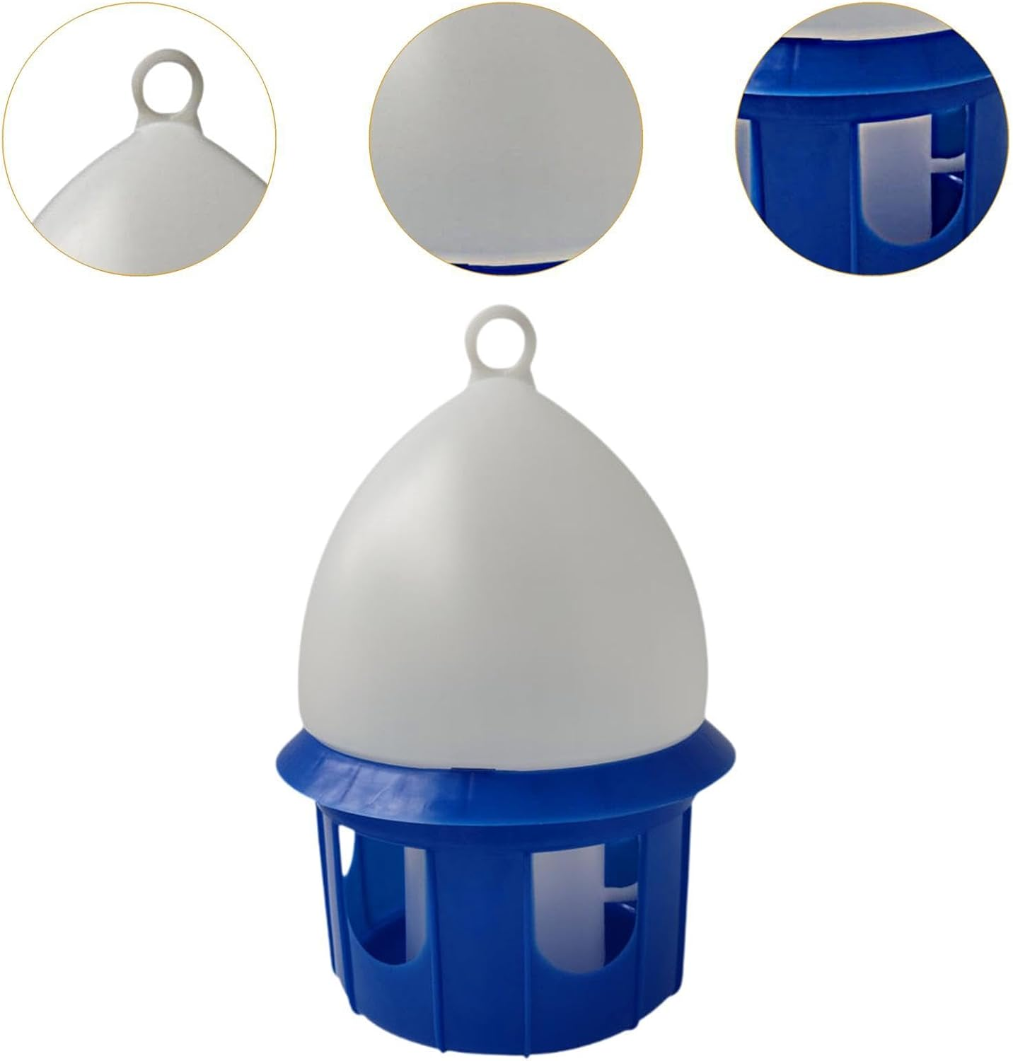 Leeqinersw Water Dispenser for Birds in Cage Accessories, 4L - 12L image number 7