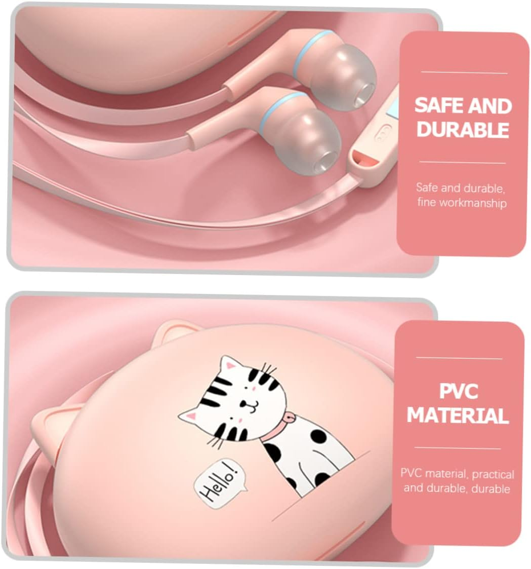 IWOWHERO Ear Earbud Headset Earphones Microphone Phone Earbuds Sleek Design for Boys and Girls and Adults for Family and Friends image number 5