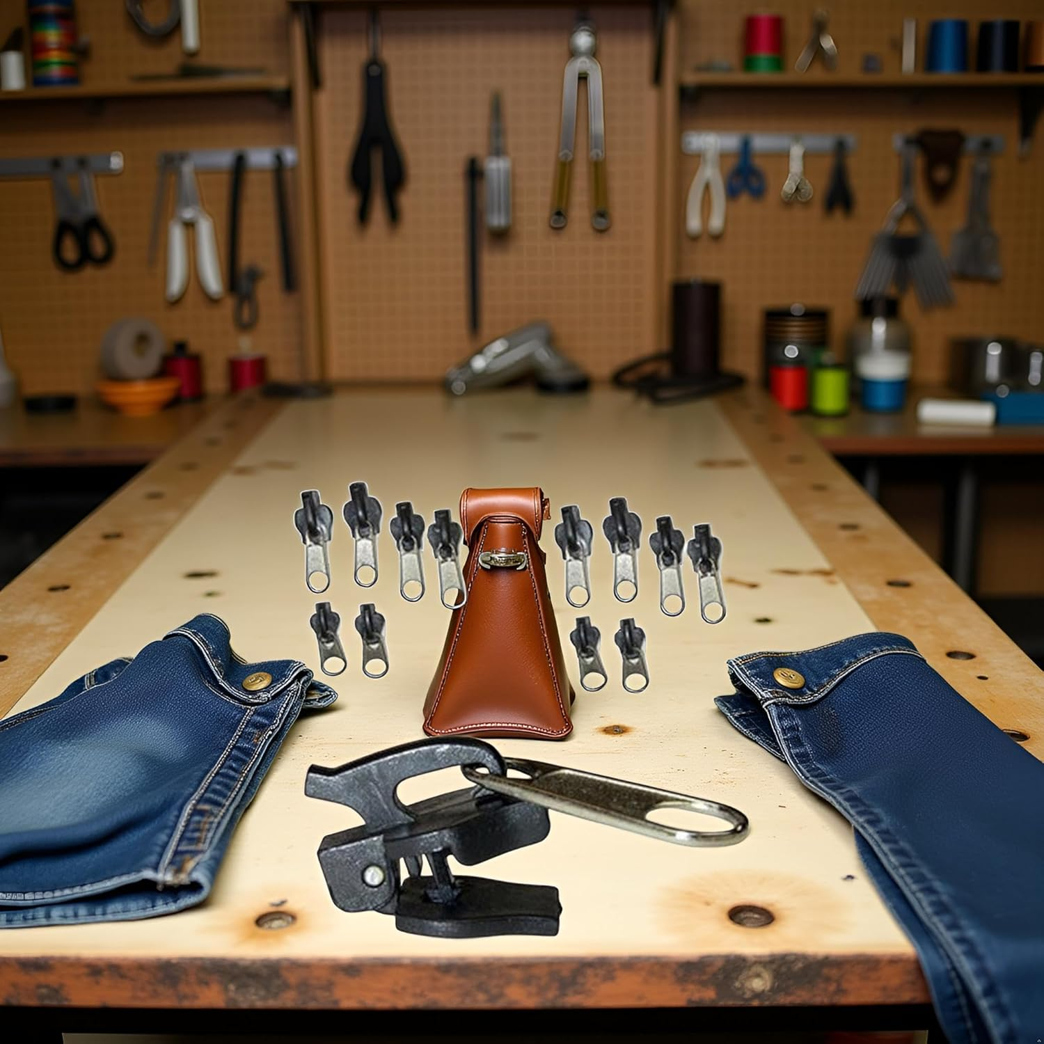 6Pcs Black Universal Instant Fix Zipper Repair Kit Replacement Zip Slider Teeth Zippers Resistant Design Arts, Crafts and Sewing image number 3