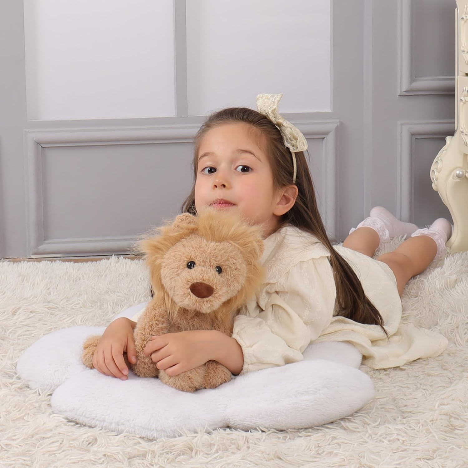 Apricot Lamb Toys Plush Brown Lion Stuffed Animal Soft Cuddly Perfect for Child (Brown Lion,9 Inches)