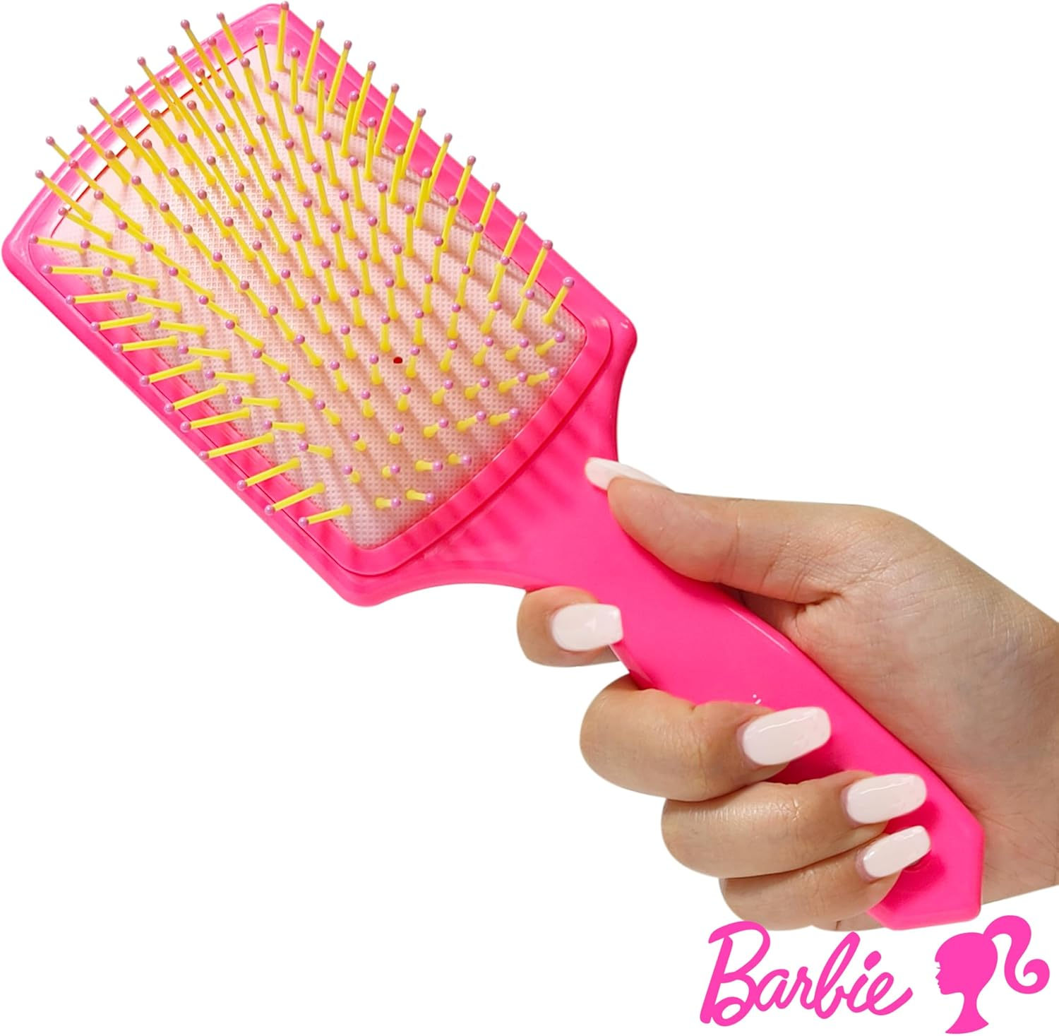 LUV HER Kids Hair Brush & Spa Headband Set for Girls - Features Barbie - Fun Grooming Kit for Detangling, Styling & Skincare - Soft & Stretchy One Size image number 6