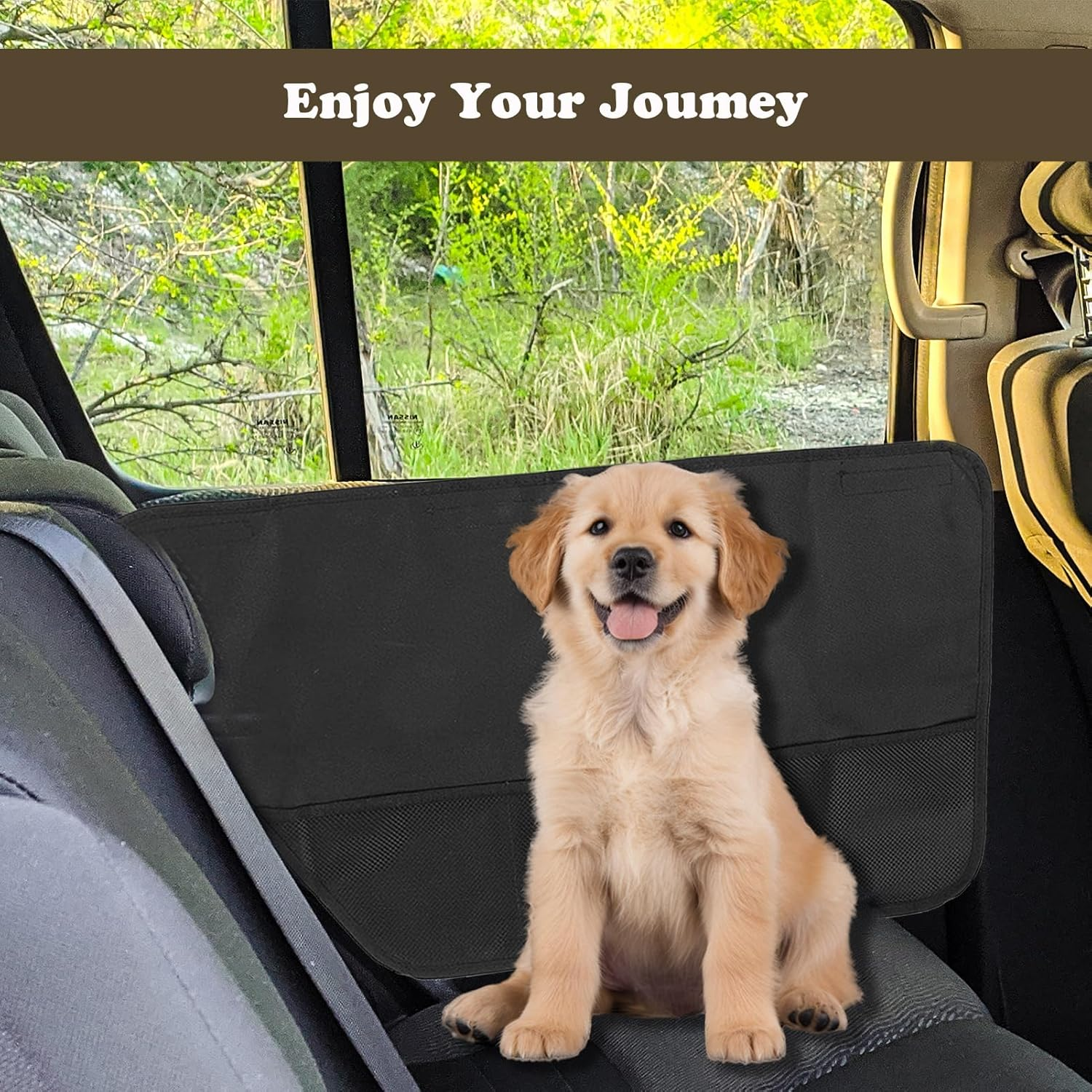 2 Pcs Car Door Protector Dog, Car Door Dog Protector, Oxford Cloth Waterproof Vehicle Pet Guard, Detachable Vehicle Interior Cover, Easy to Install, Stopping from Pet Scratching for Trucks Suvs image number 3