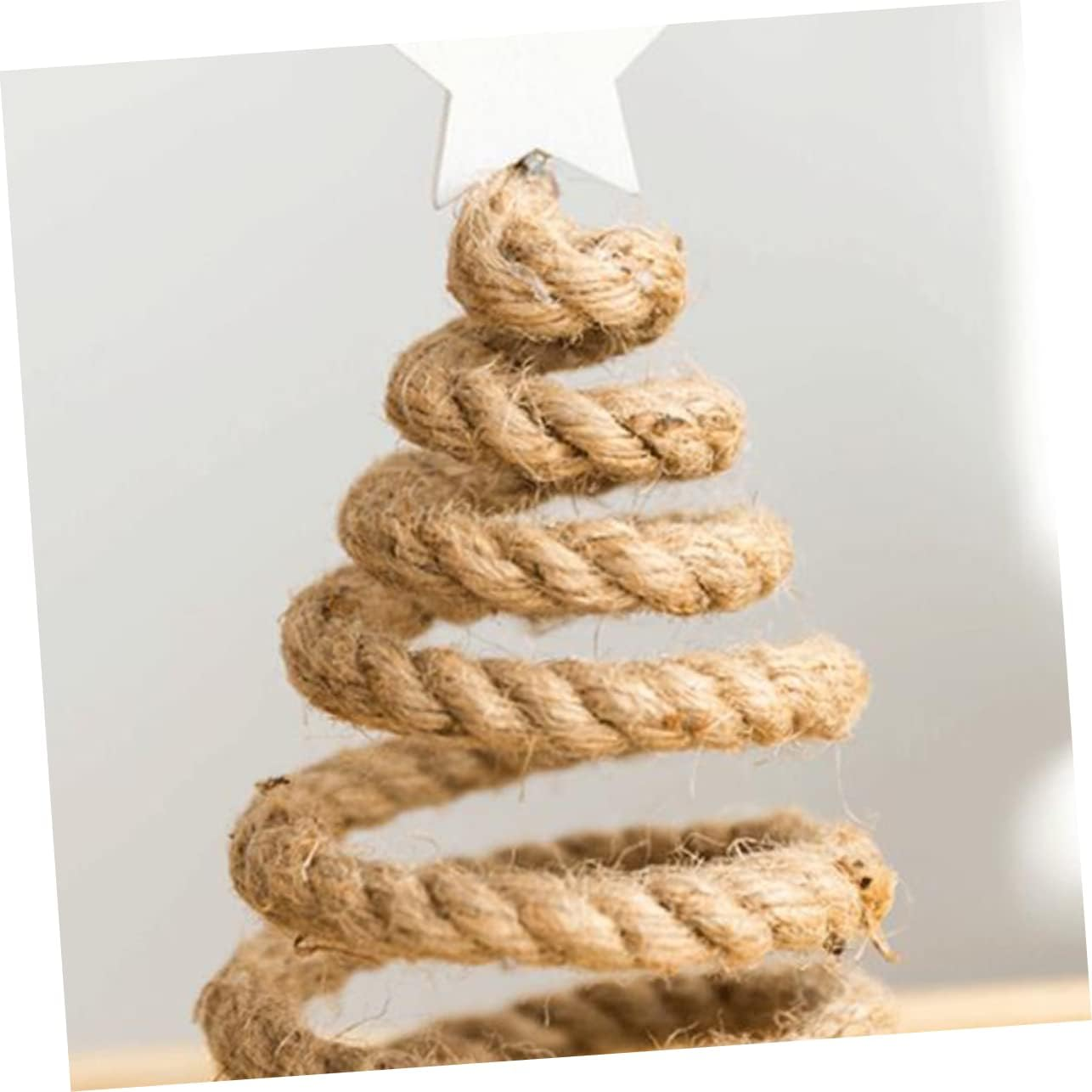 Unique Mini Christmas Tree DIY Ornaments Rope Decor for Home Office Car Present for Friends Family