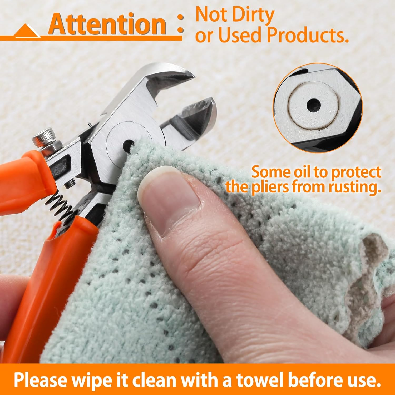 SPEEDWOX Diagonal Cutting Pliers 90 Angled Flush Cutters for Electronic Component Wire Cutters for Jewelry Making Side Cutters for Crafting Model Sprue Wire Clippers Floral Wire Cutter Zip Tie Cutter image number 2