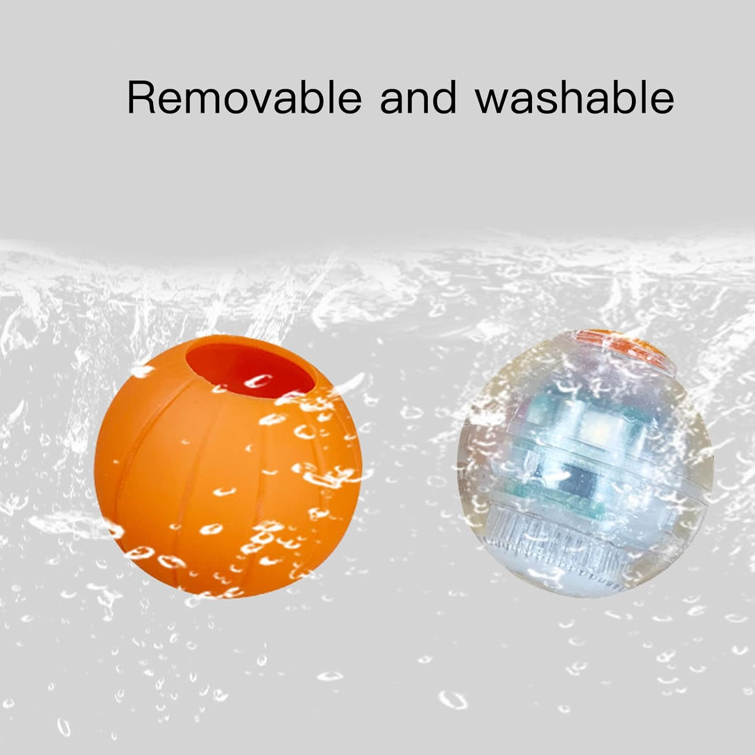 EVTSCAN Smart Interactive Cat Ball, with Two Modes, Rechargeable Teeth Grinding Bite Resistant Cat Toy, Automatic Rolling Kitten Toys image number 2