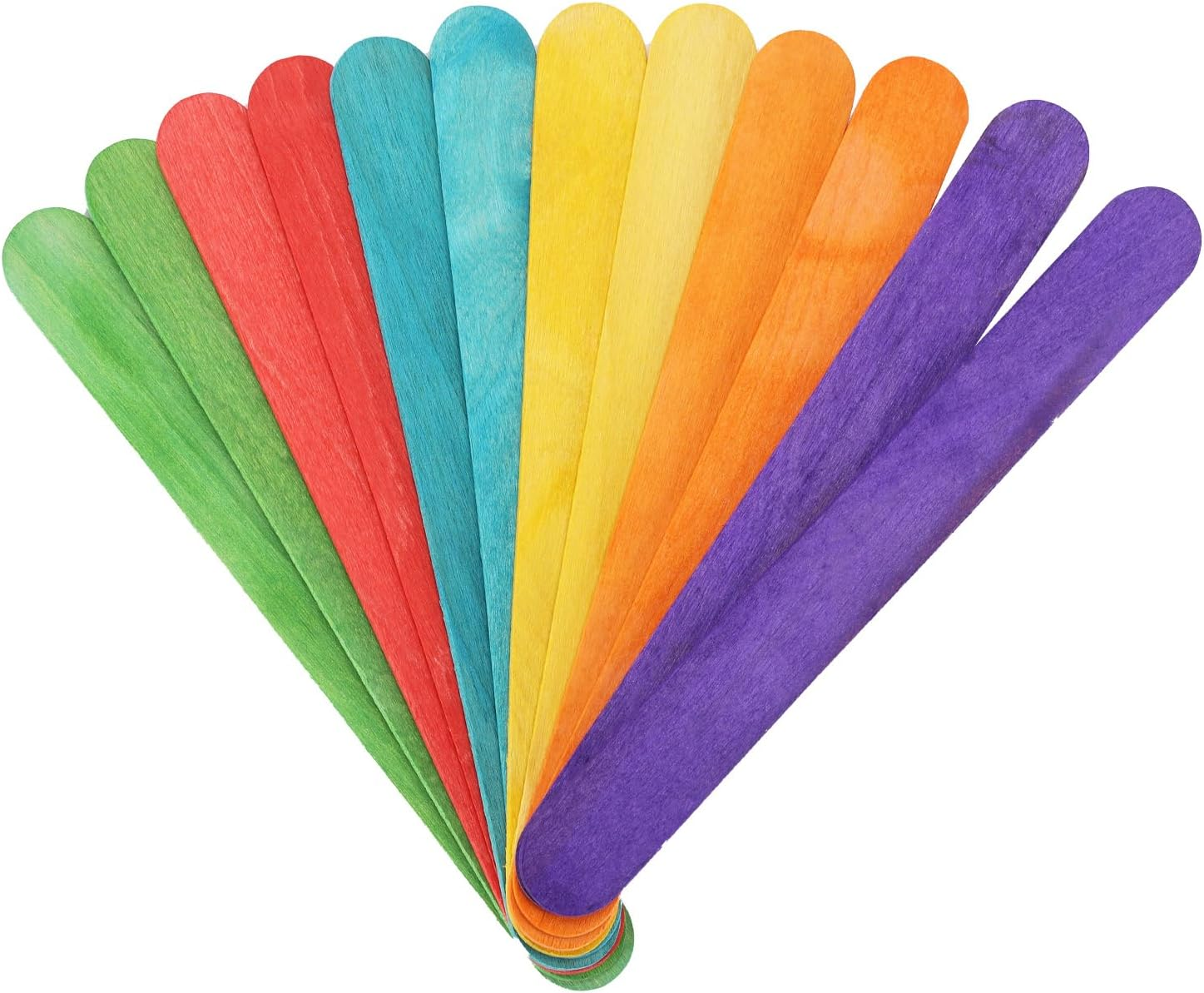 200 Pcs Jumbo Wooden Craft Sticks, Popsicle Sticks, 150X18X1.6Mm Treat Sticks, Ice Pop Sticks Wax Sticks for Crafts，Resin, Mixing Paint Projects image number 6