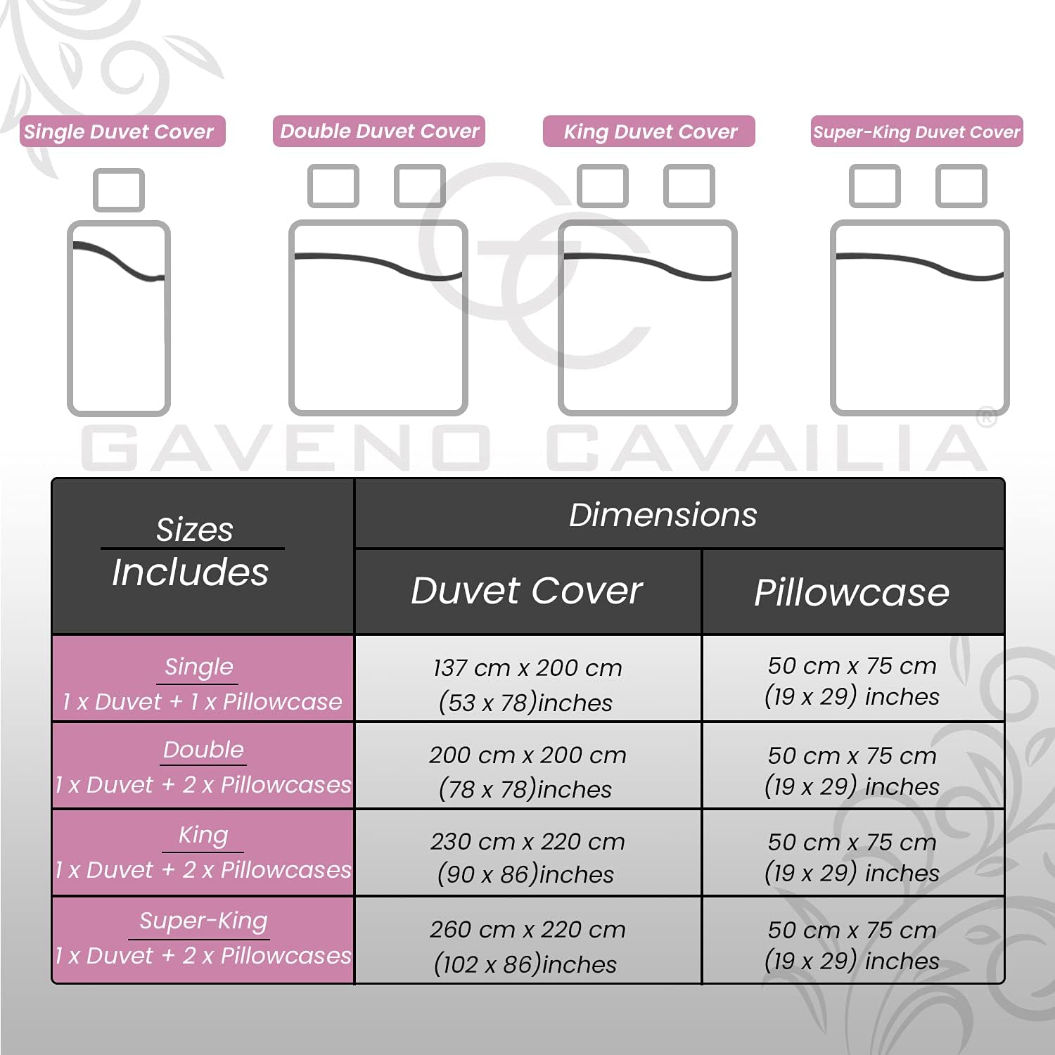 GC GAVENO CAVAILIA Single Duvet Cover Set | Flower Bedding & Linen Polycotton | Pink image number 6