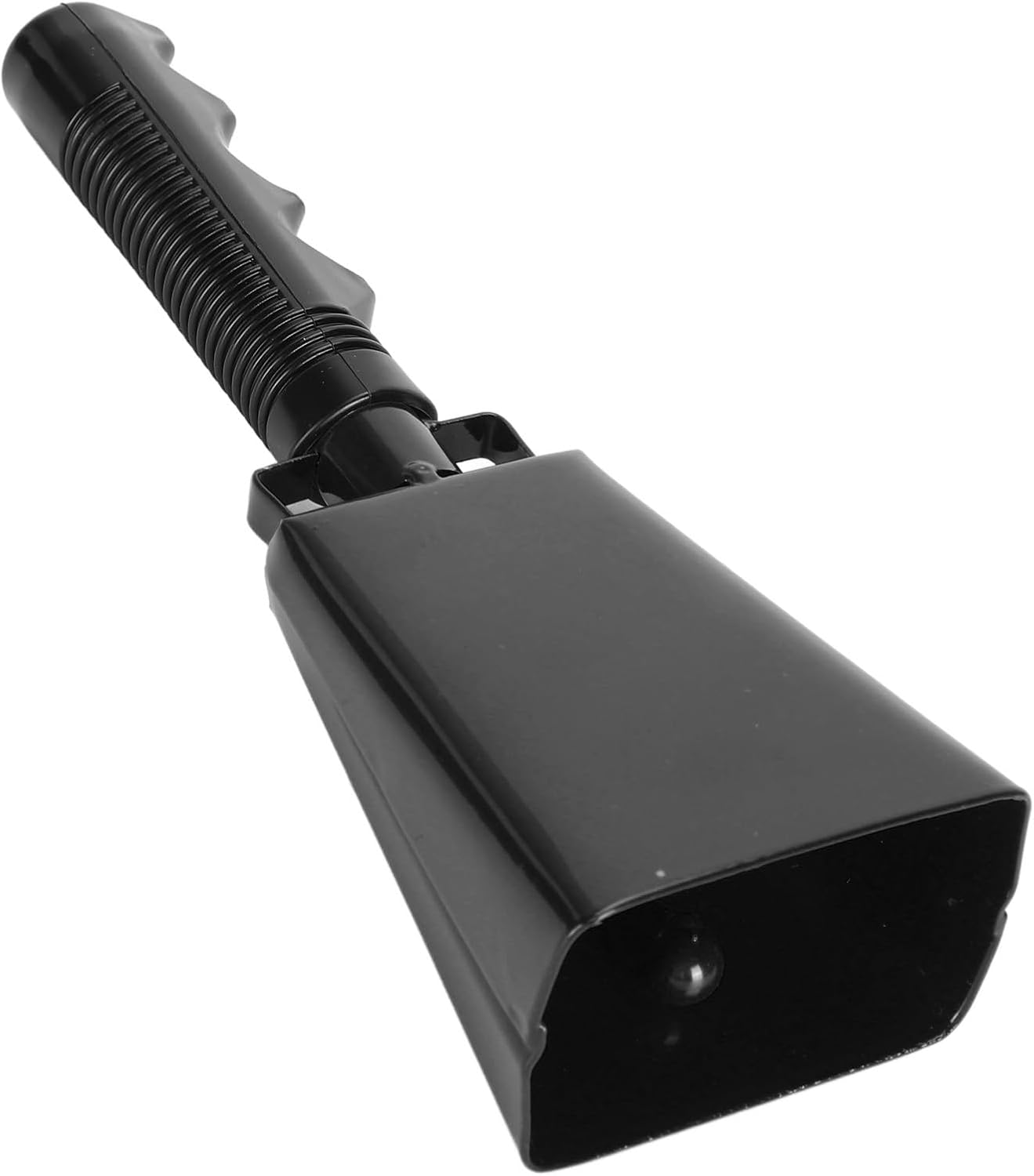 Cow Bell Noise Maker with Handle, Handheld Cowbell Cheering Bell for Sporting Event Football Games Party Concert, Hand Chimes Percussion Musical Instruments (Black) image number 4