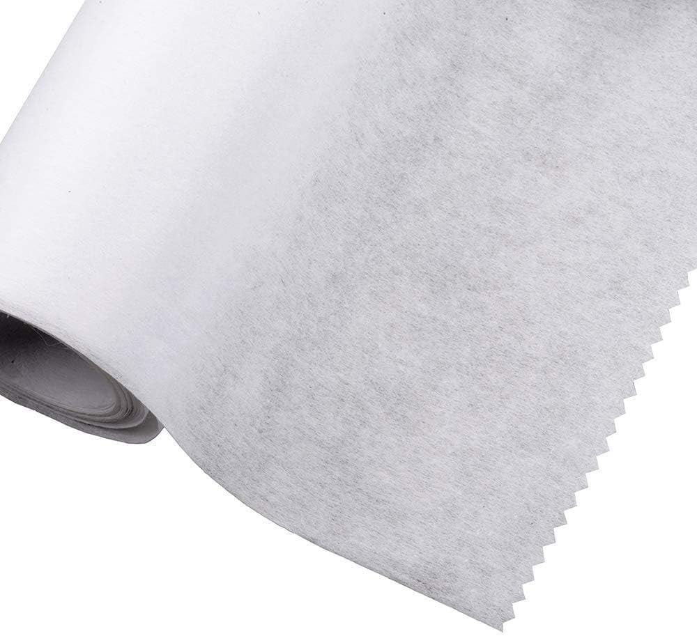 Iron On/Fusible Interfacing Fabric - Light Weight 75Cm Wide - 1 Metre - White (Non-Woven) image number 7