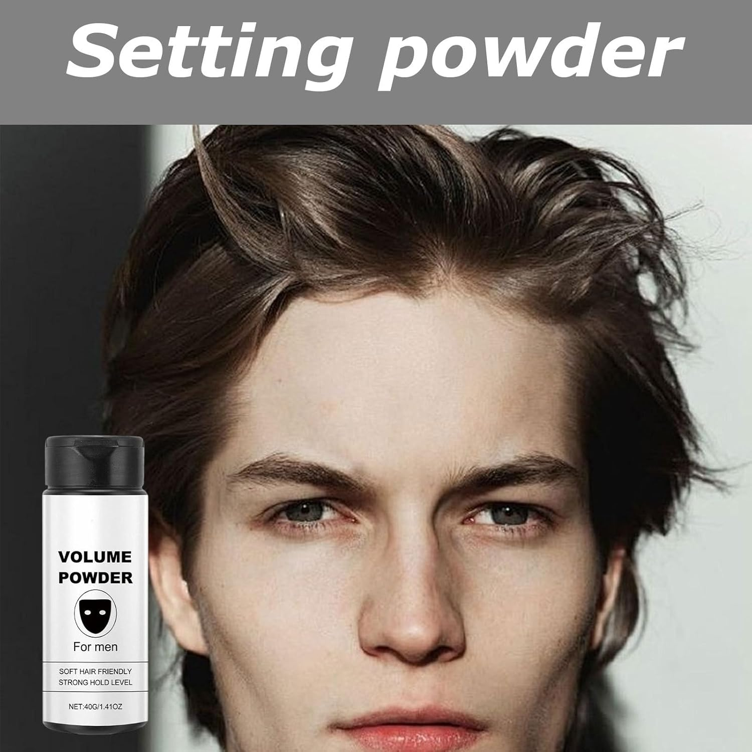 Texture Powder, Hair Powder for Men, Blackmasks Texture Powders Natural Look Easy to Apply Mens Styling Powders | Portable Hairstyle Volume Grooming Products for Business Trips, Appointments image number 4
