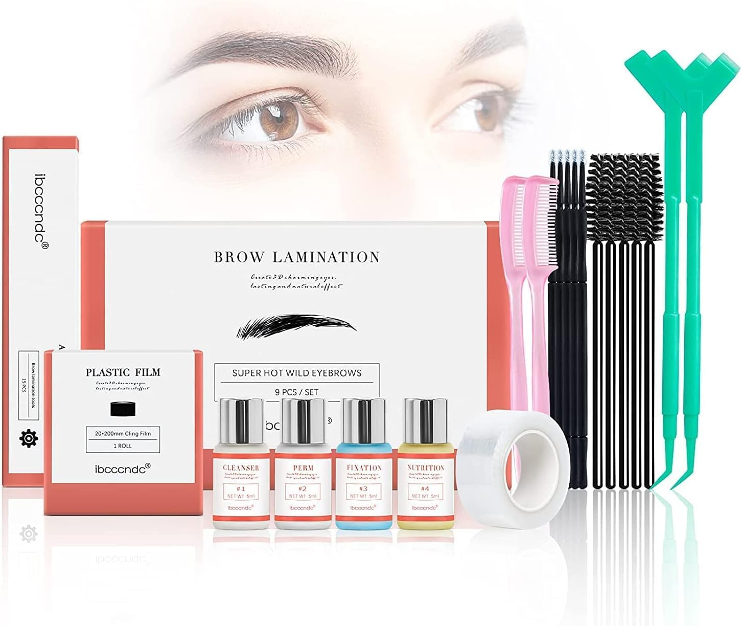 Eyebrow Lamination Kit, Instant Professional Brow Lift Kit at Home, DIY Eyebrow Perm for Fuller, Thicker Brows, Easy to Use and Long Lasting Results image number 6