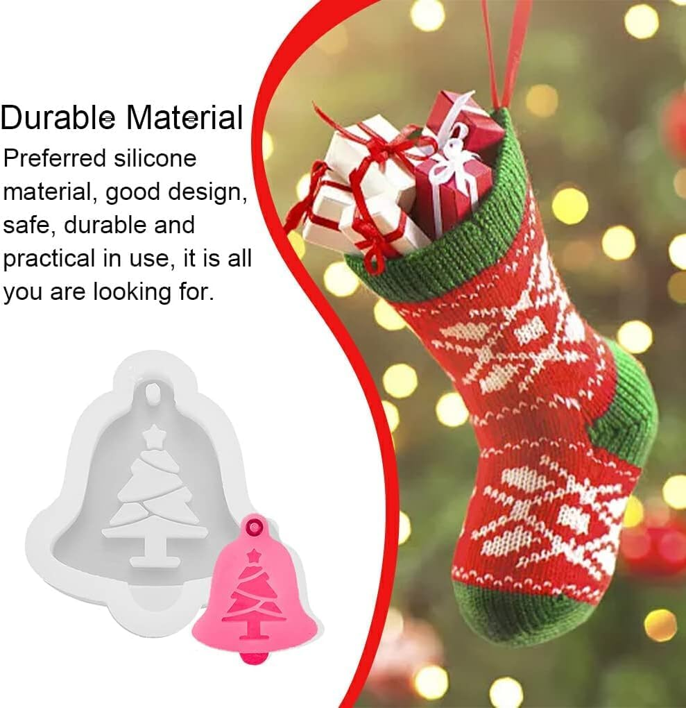 Biscuit Molds Kitchen Baking Handmade Christmas Themed Embossed Mould Dessert Fondant Casting Die Cupcake Chocolate, Xmas Tree B image number 2