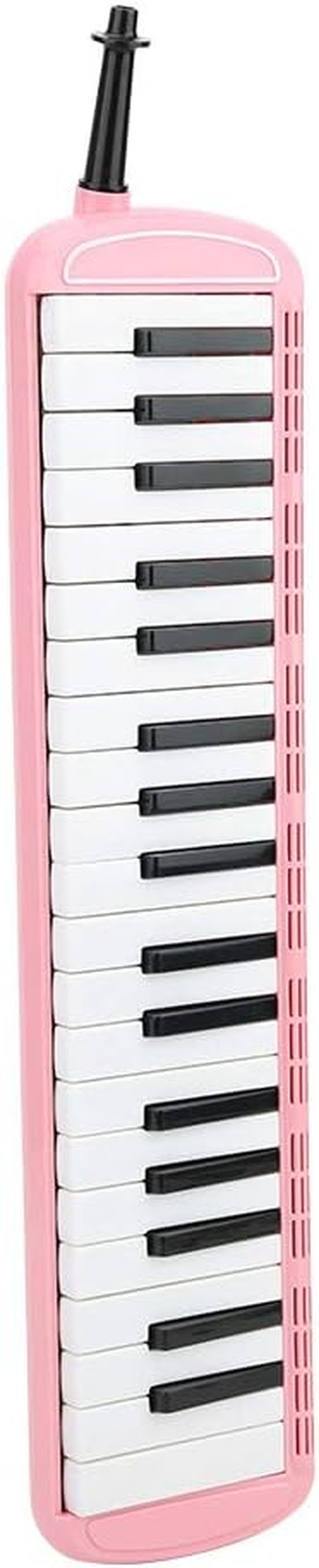 Musical Instrument Practice 37 Key Melodica, Air Piano Melodica Instrument, Beginner Musical Education Instrument for Kids.(Pink) image number 1