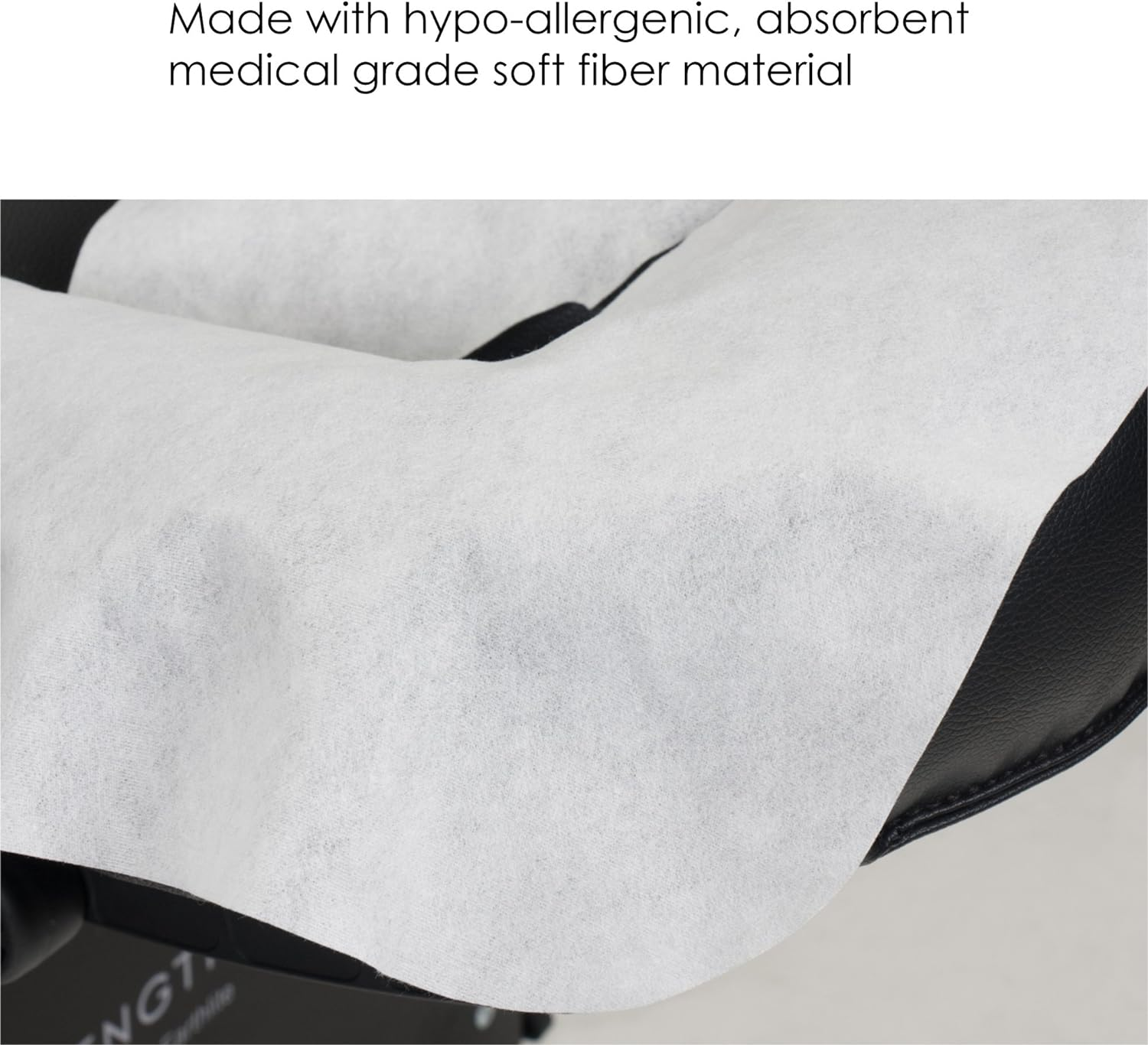 EARTHLITE Disposable Massage Headrest Cover &ndash; Medical-Grade, Ultra Soft, Luxurious, Non-Sticking Face Rest Cradle Covers (100/200 Count) image number 4