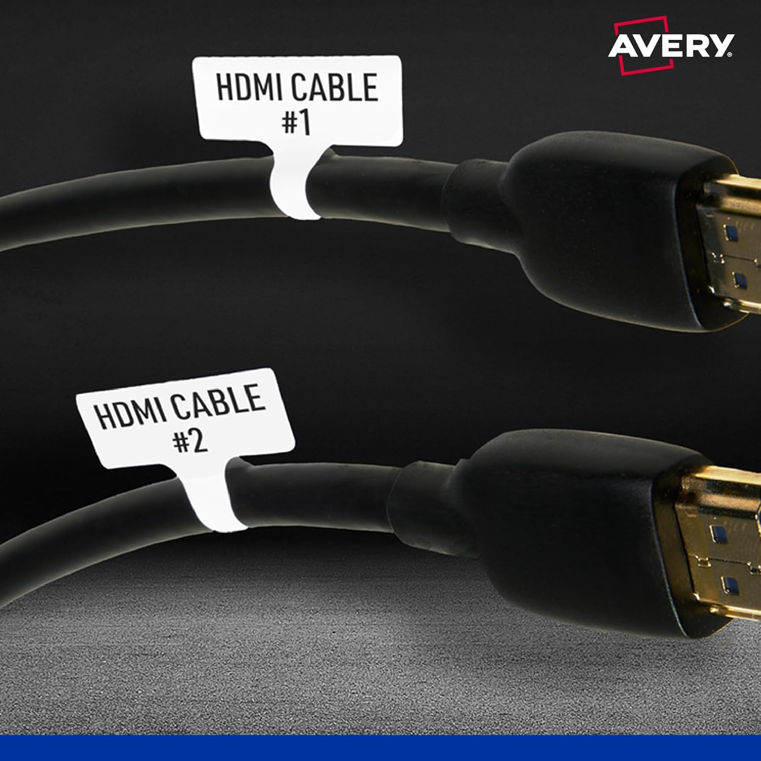 Avery Durable Organisation & Storage Tags - Organisation Stickers - Home Storage & Organisation - White, 40 X 60 Mm, 24 Labels / 4 Sheets (39032) image number 5